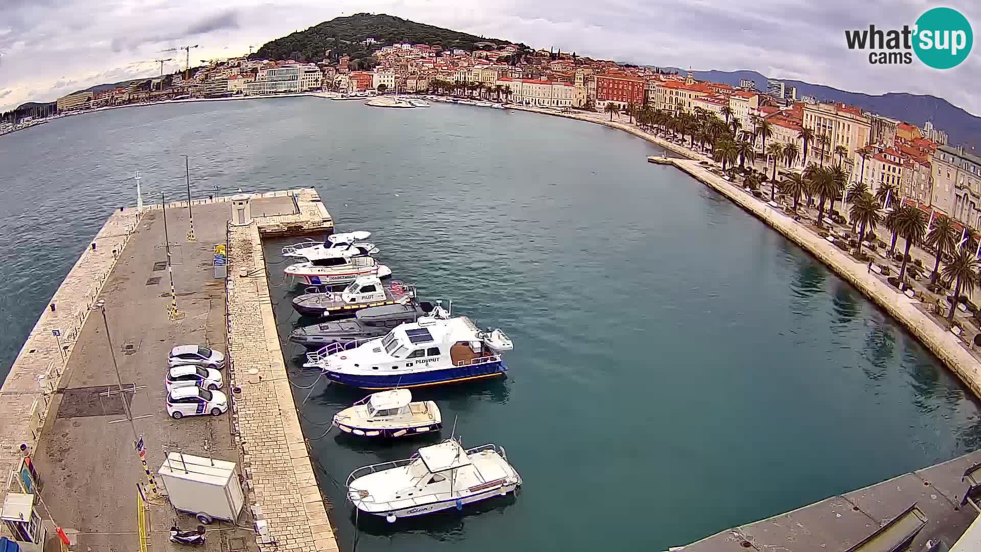 Webcam live Spalato riva e porto