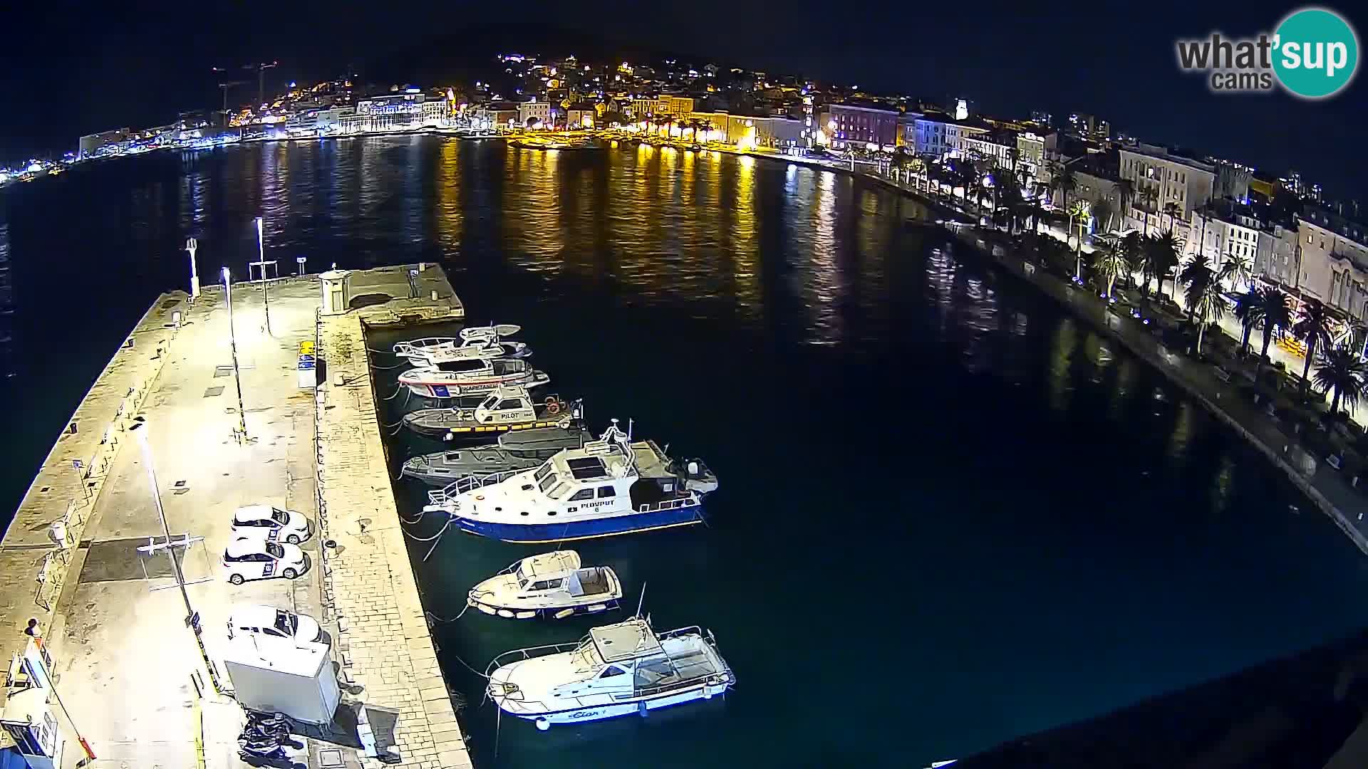 Webcam live Spalato riva e porto