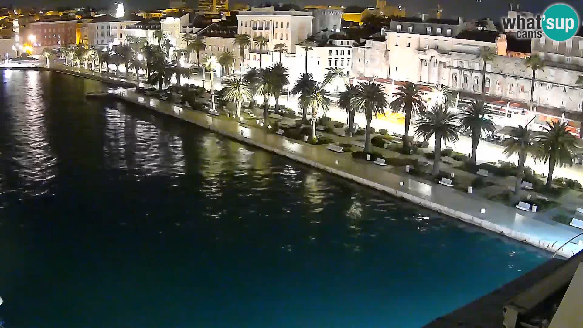 Webcam live Spalato riva e porto