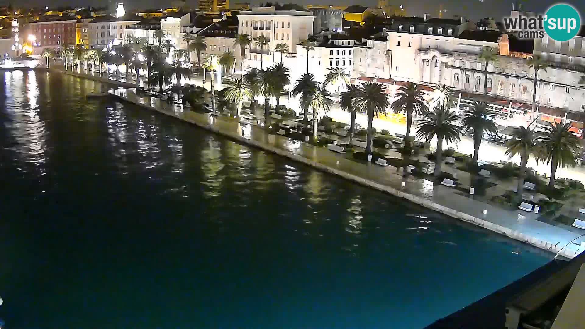 Webcam live Spalato riva e porto