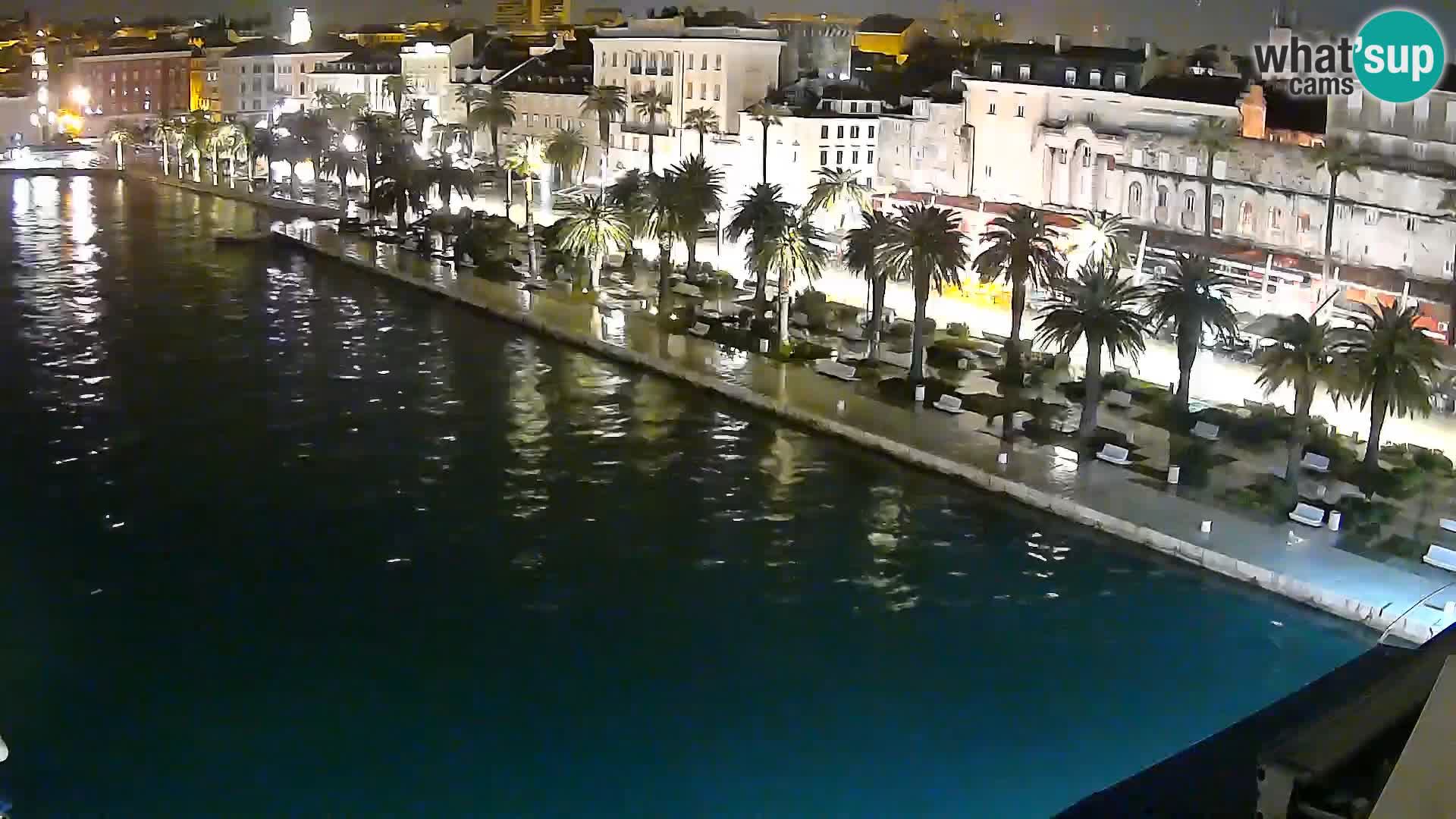 Webcam live Spalato riva e porto