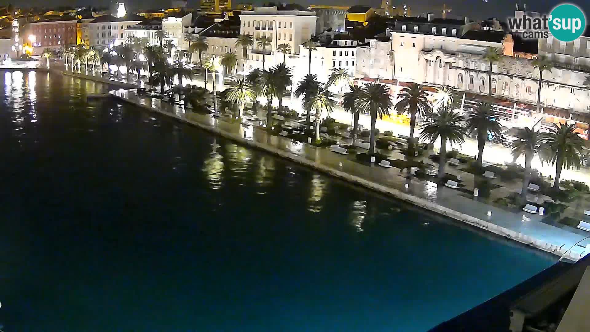 Webcam live Spalato riva e porto