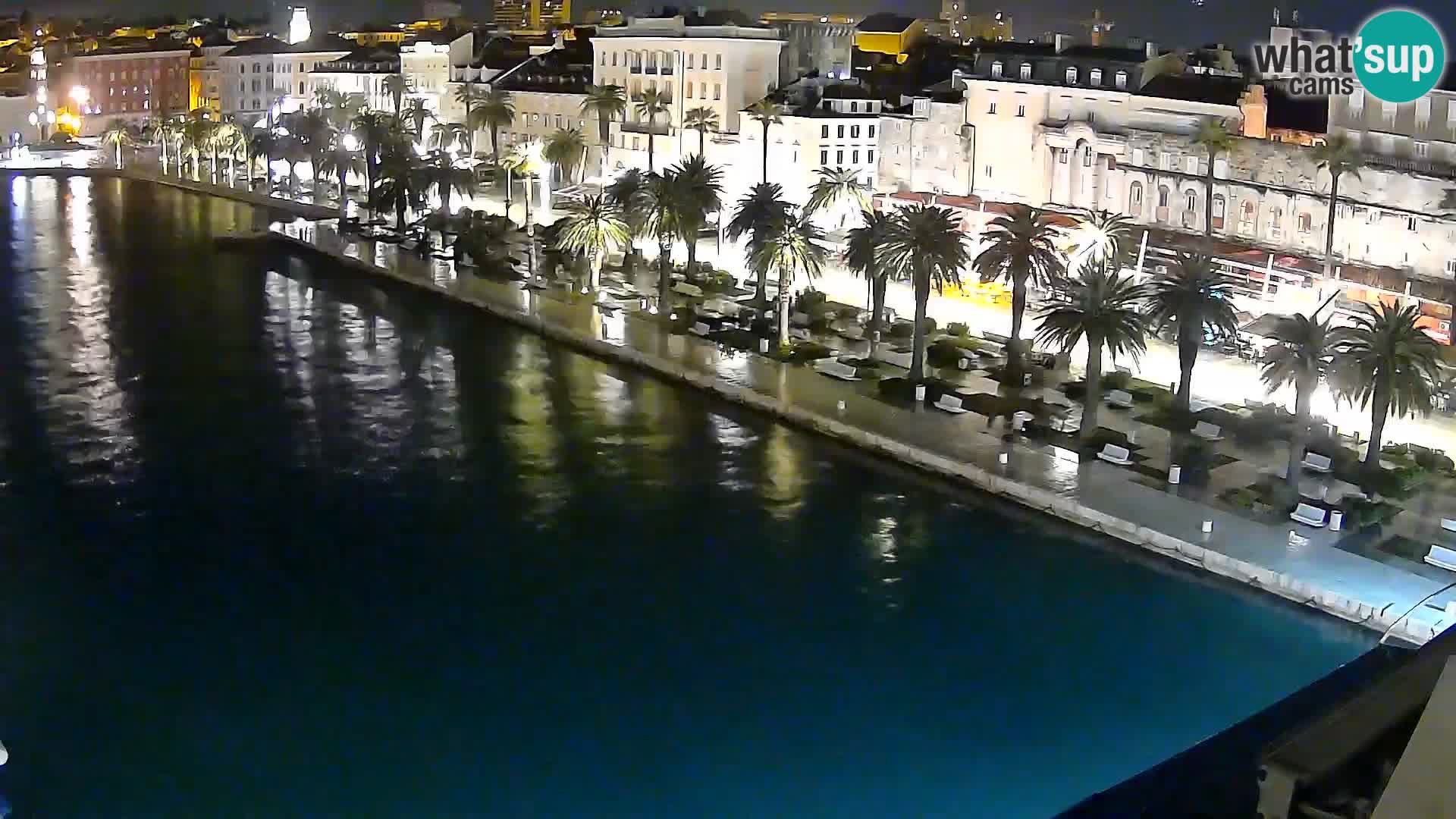 Webcam live Spalato riva e porto