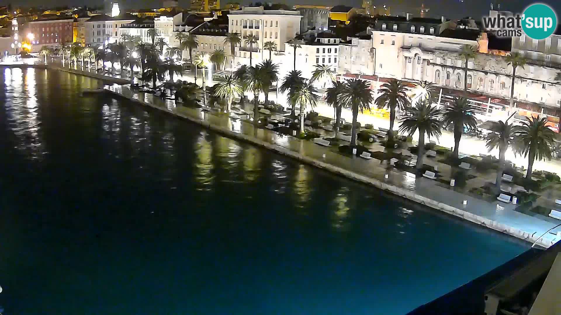 Webcam live Spalato riva e porto