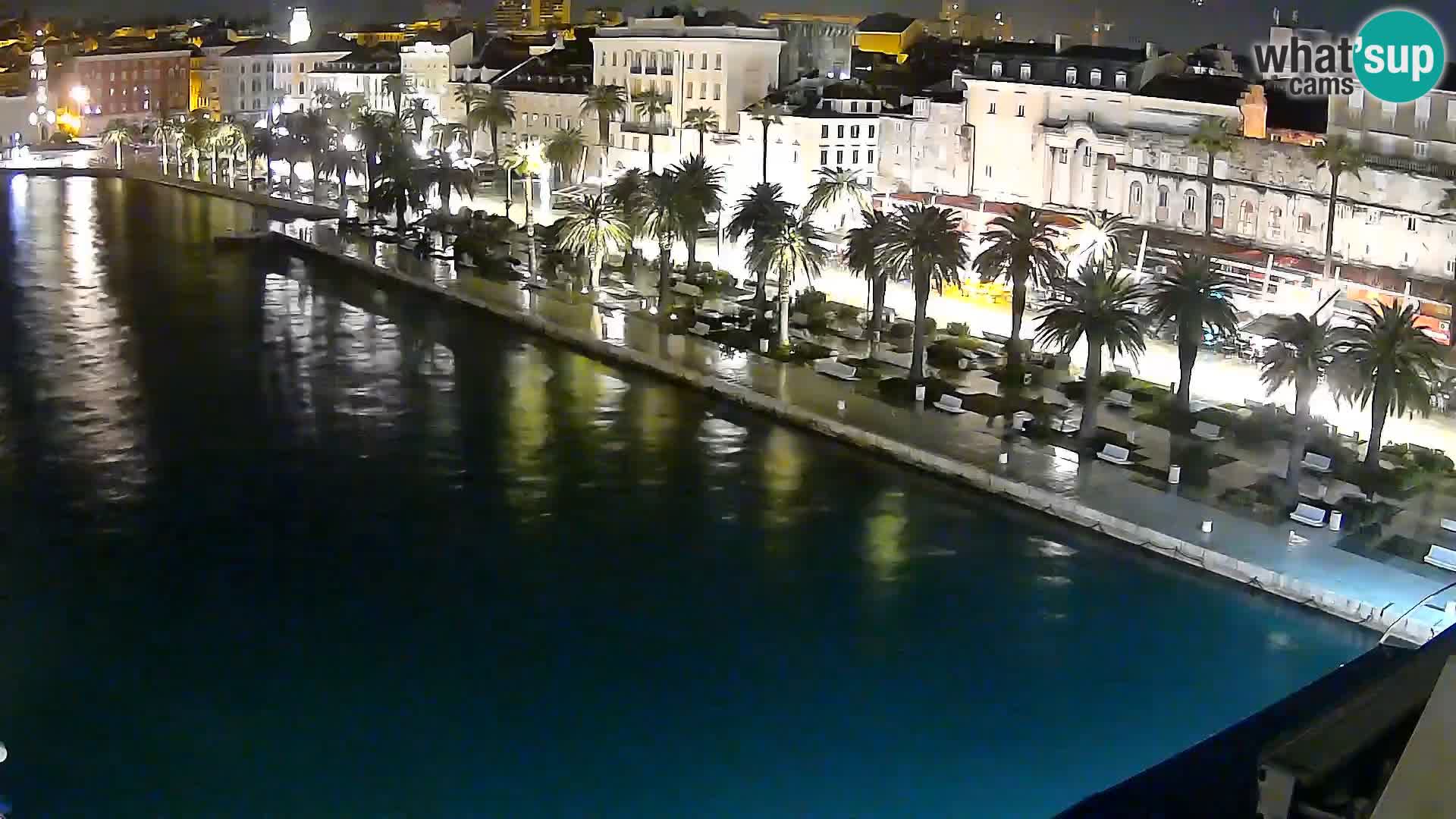 Webcam live Spalato riva e porto