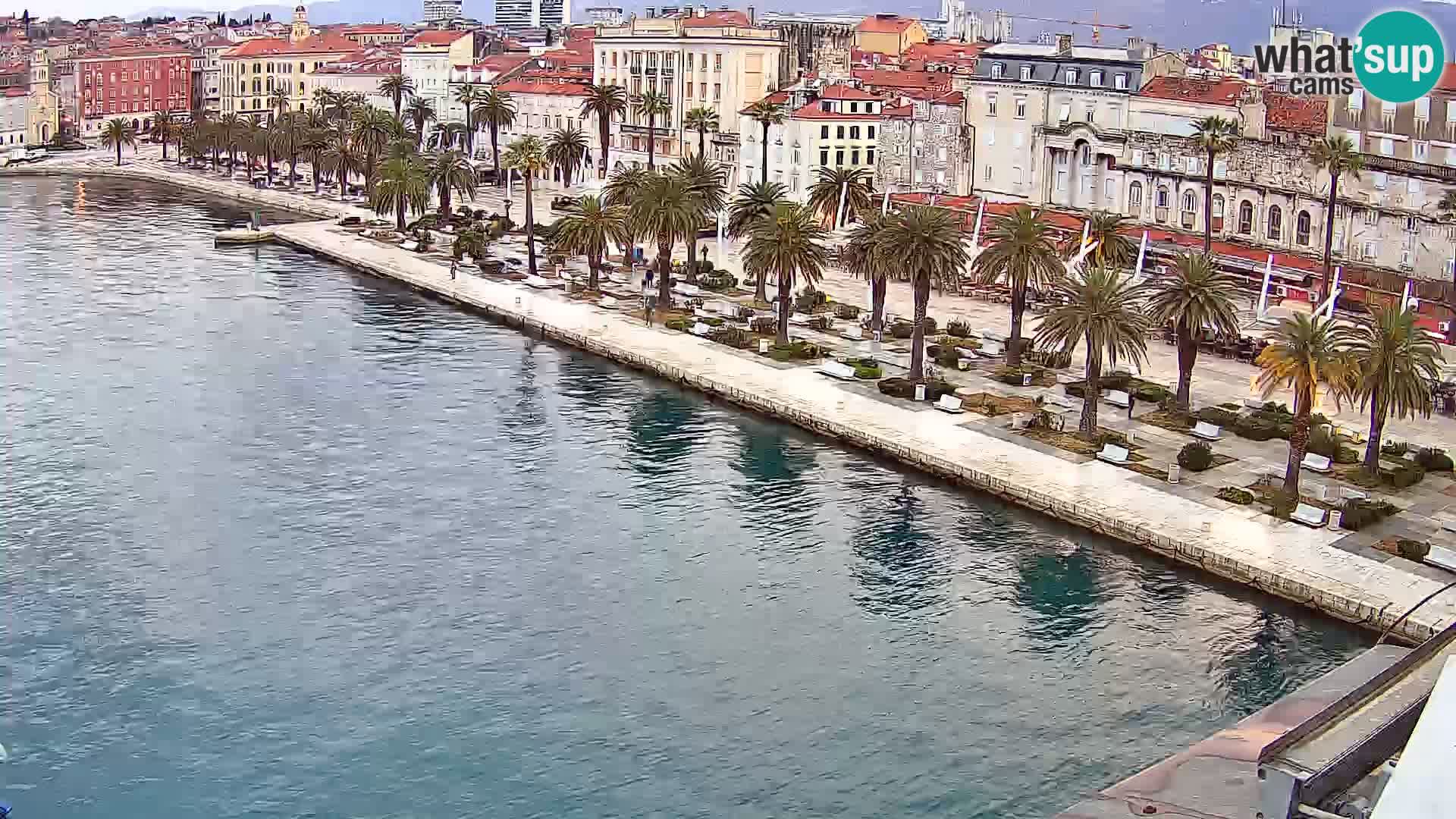 Webcam live Spalato riva e porto