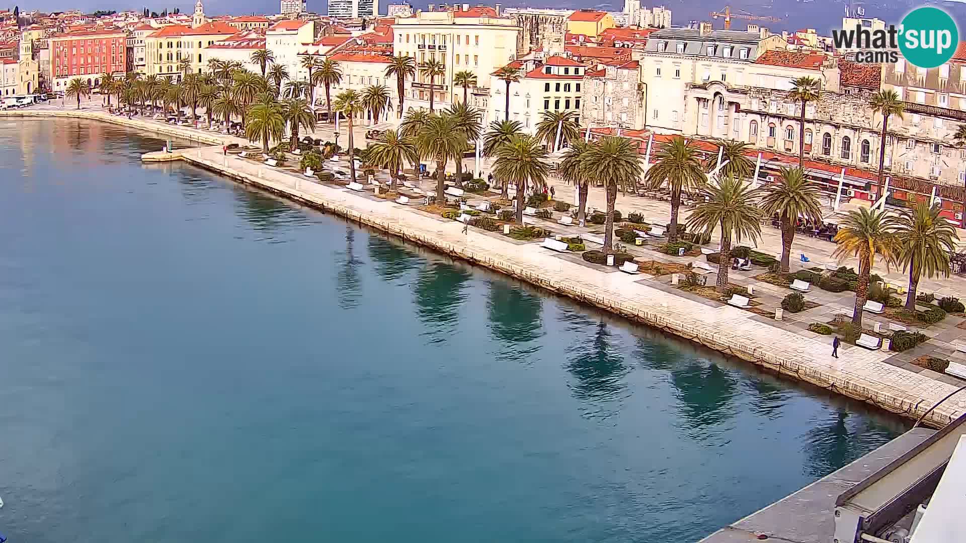 Webcam live Spalato riva e porto