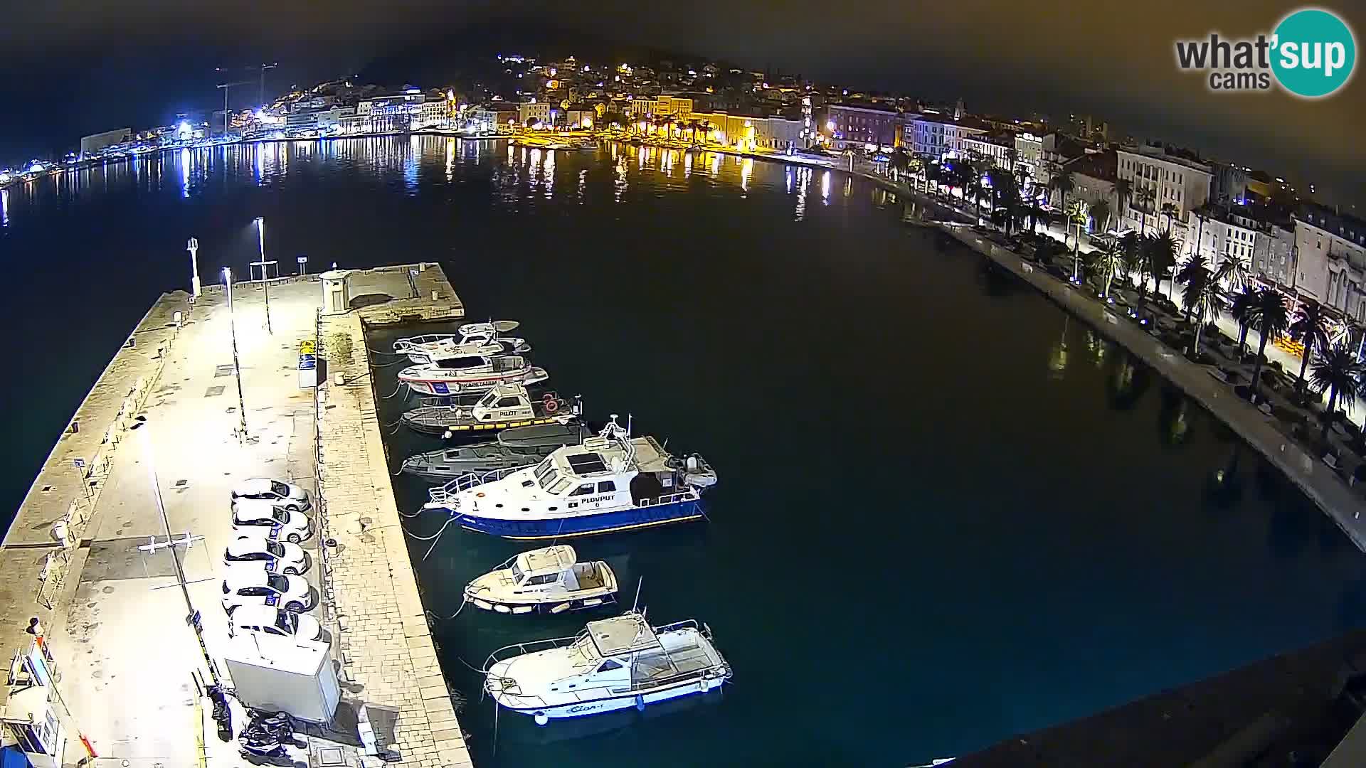 Kamera v živo Split  riva in pristanišče