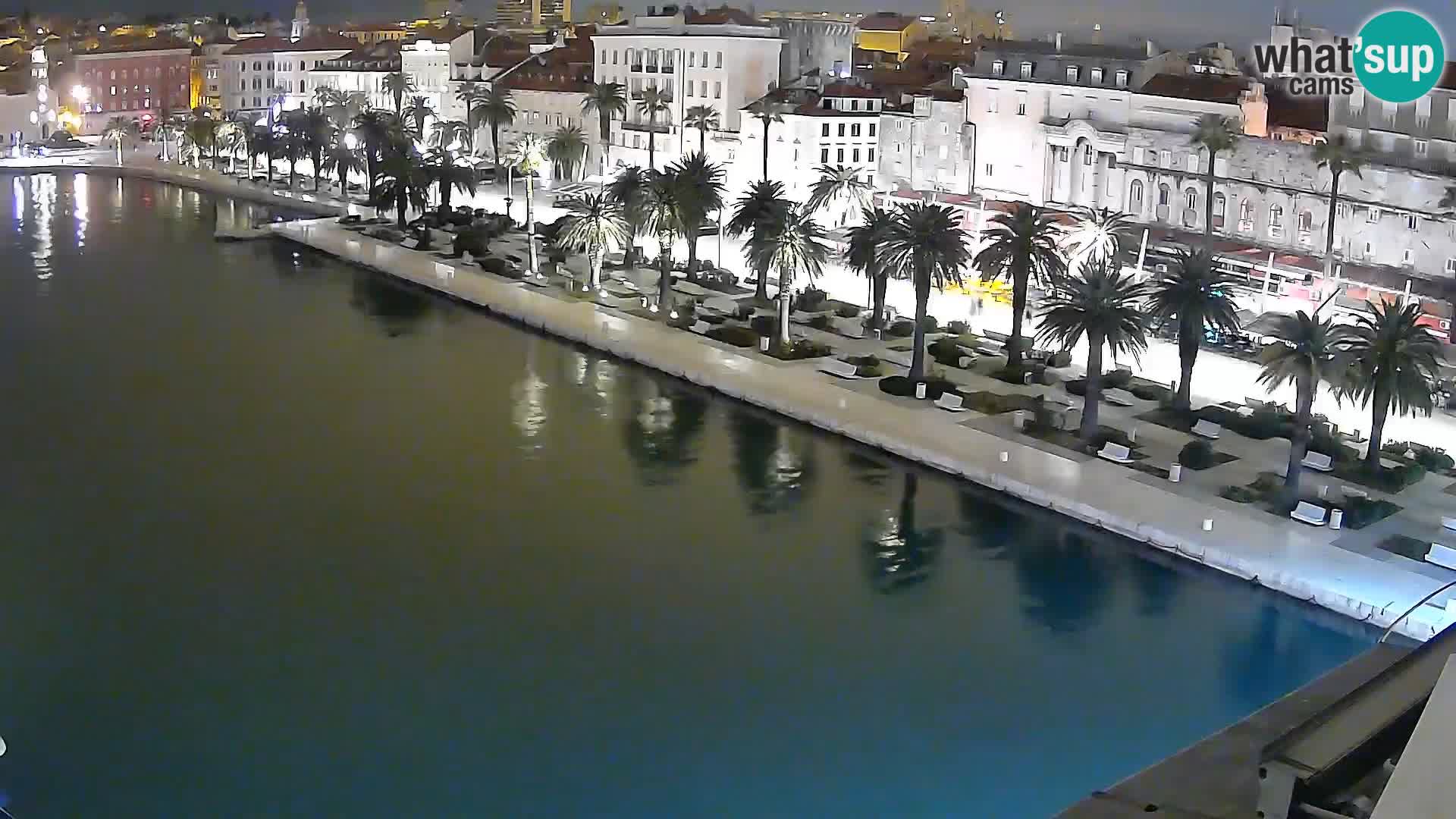 Webcam live Spalato riva e porto