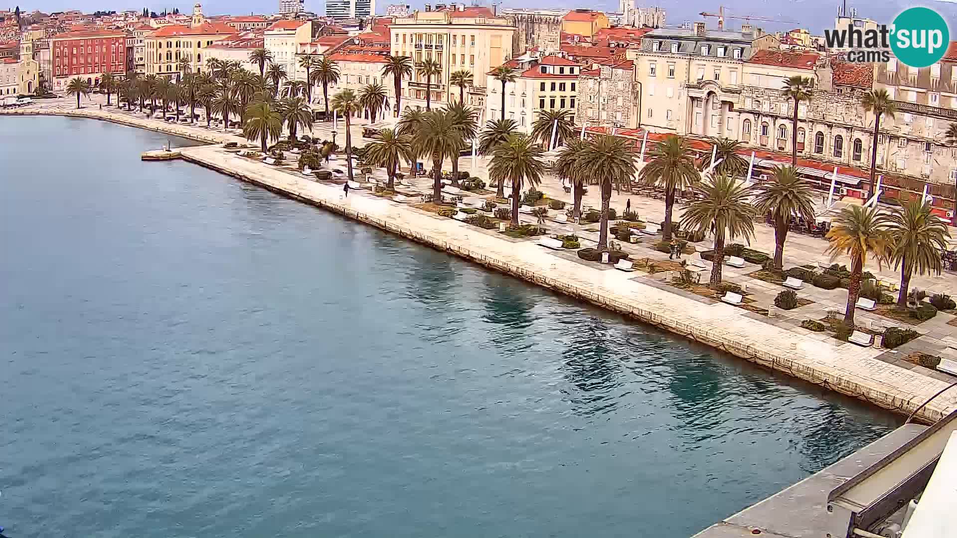 Webcam live Spalato riva e porto