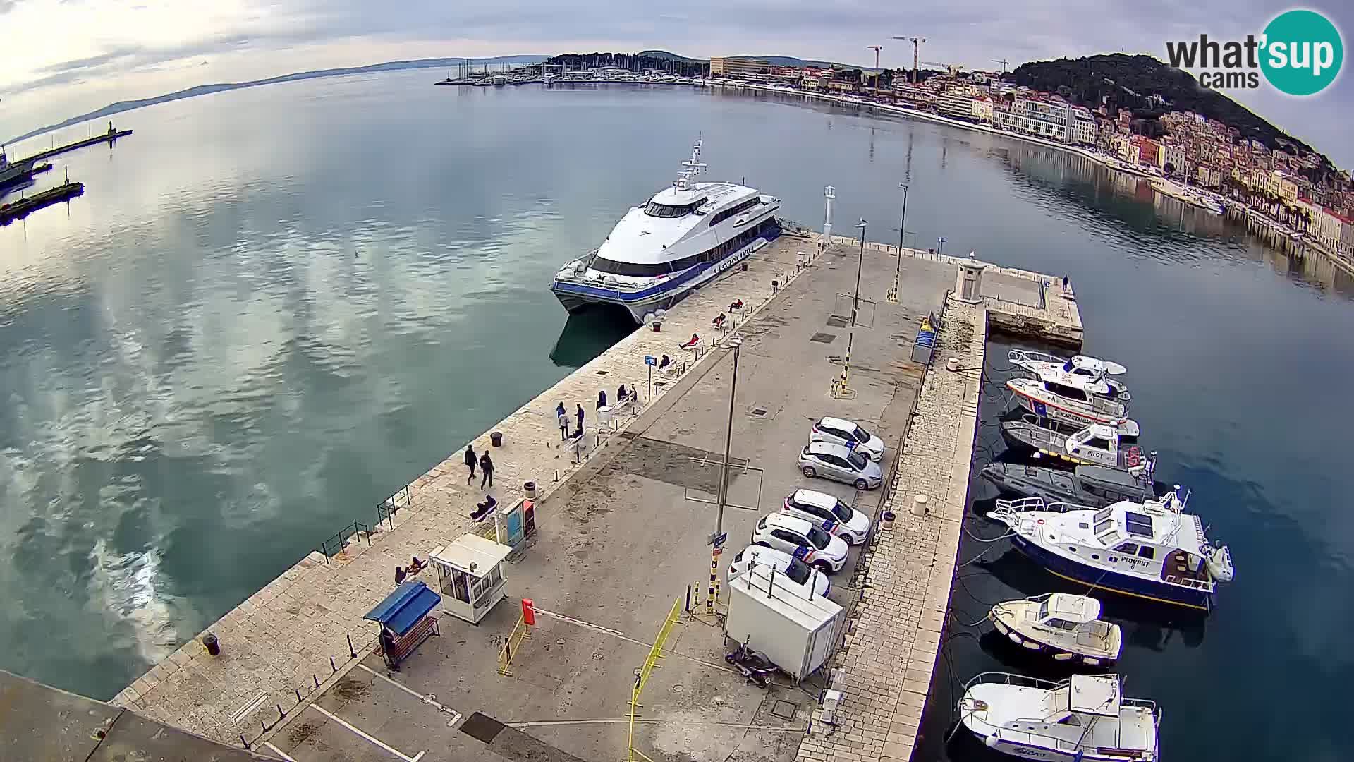 Webcam live Spalato riva e porto