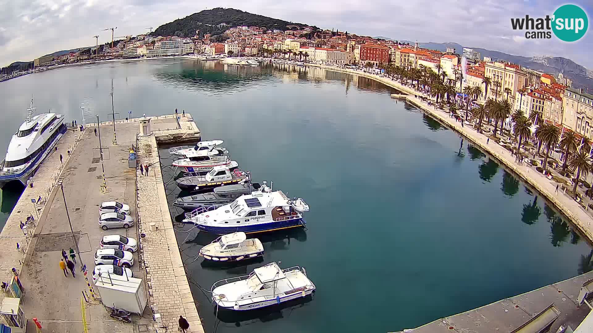 Webcam live Spalato riva e porto