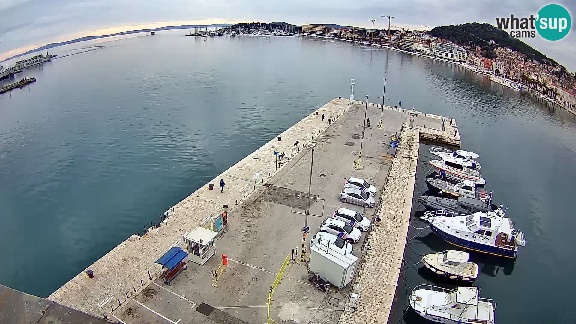 Split Riva Live webcam panorama