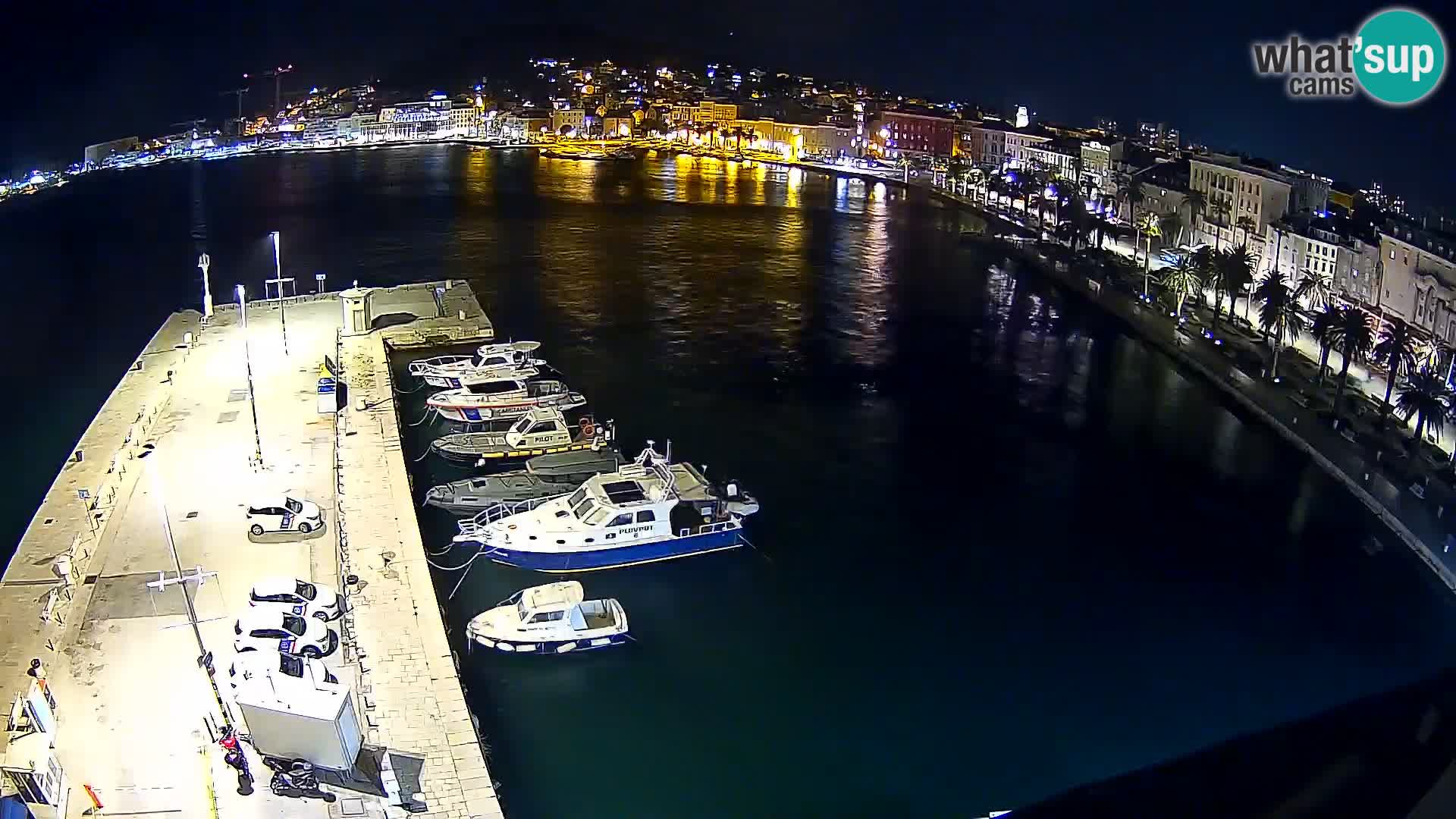 Webcam live Spalato riva e porto