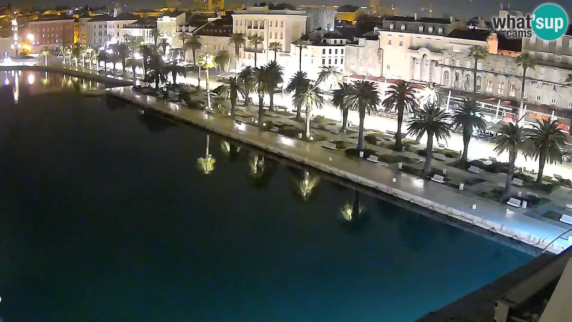 Webcam live Spalato riva e porto