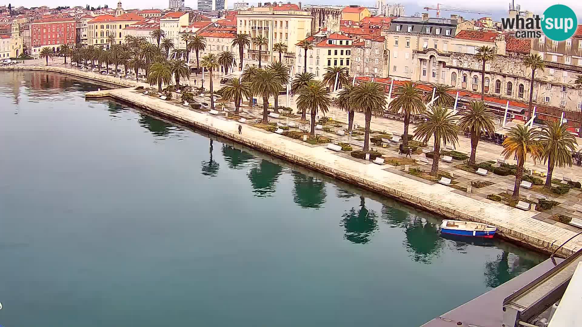 Webcam live Spalato riva e porto