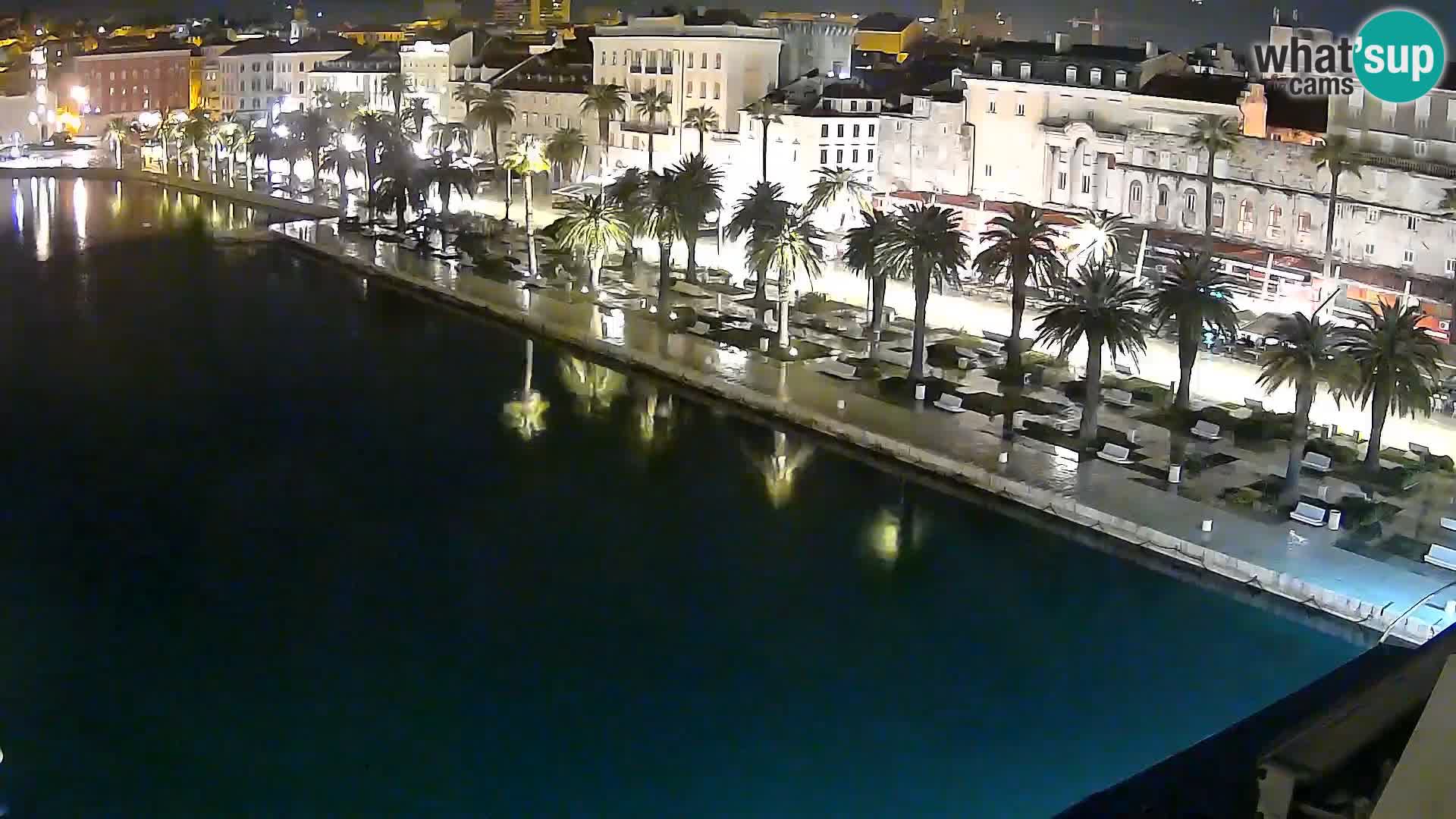 Webcam live Spalato riva e porto