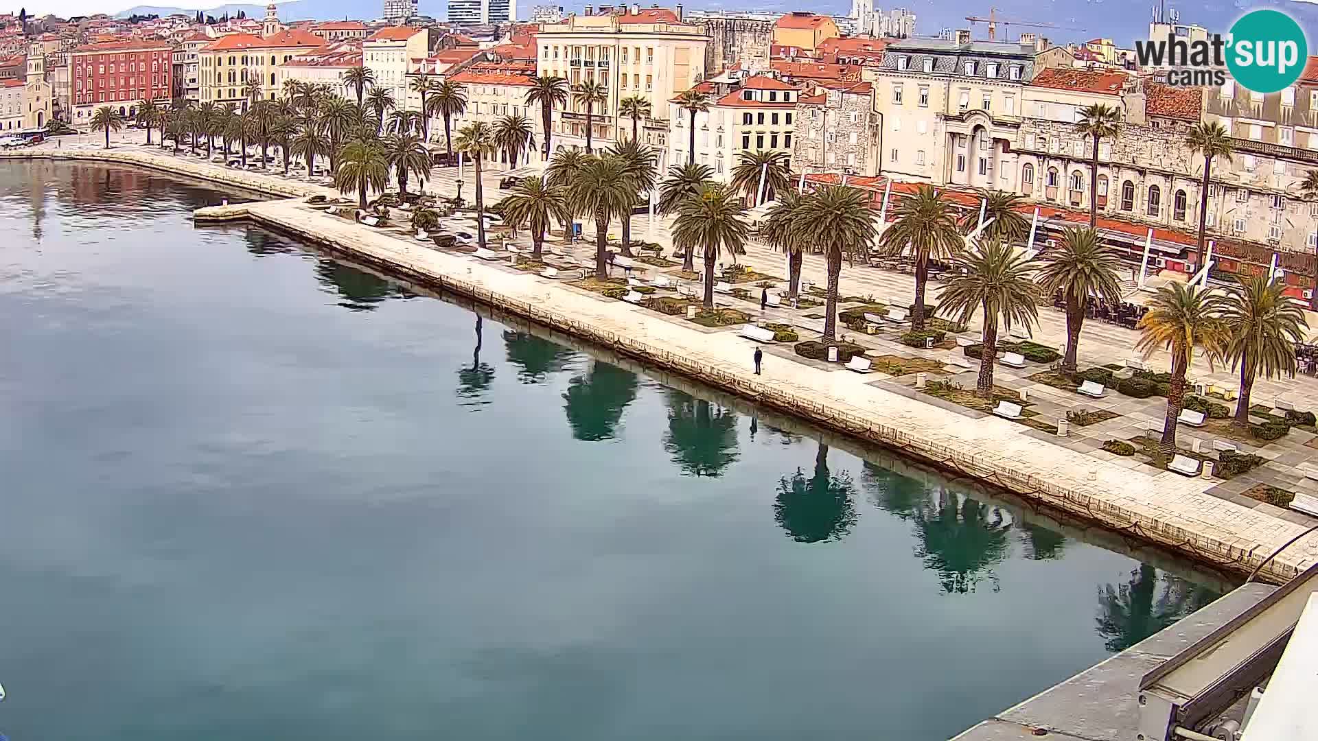 Webcam live Spalato riva e porto