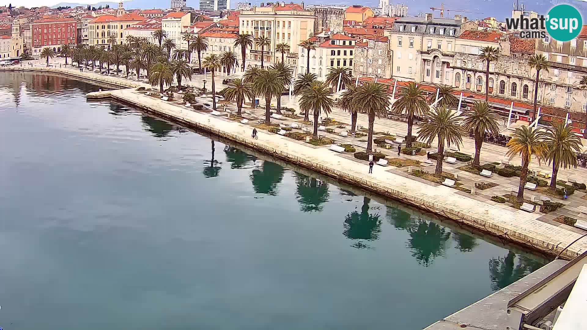 Webcam live Spalato riva e porto