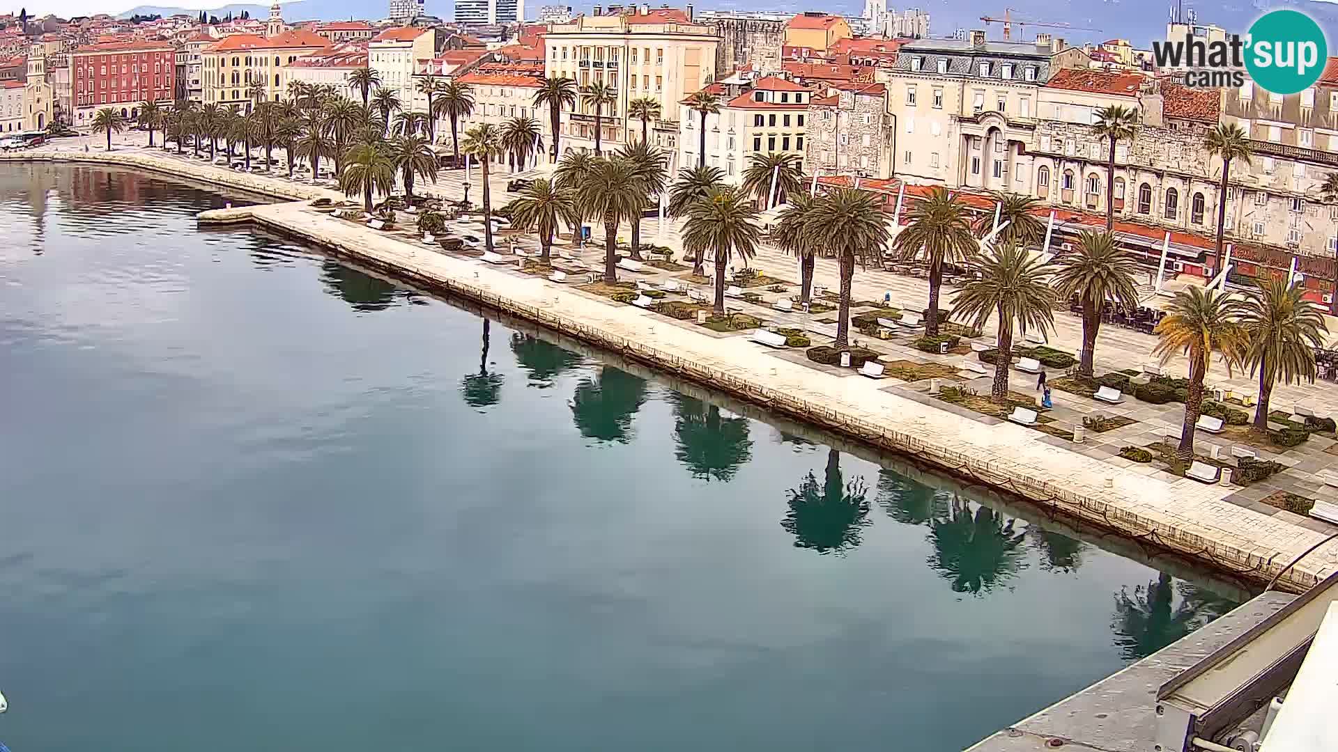 Webcam live Spalato riva e porto