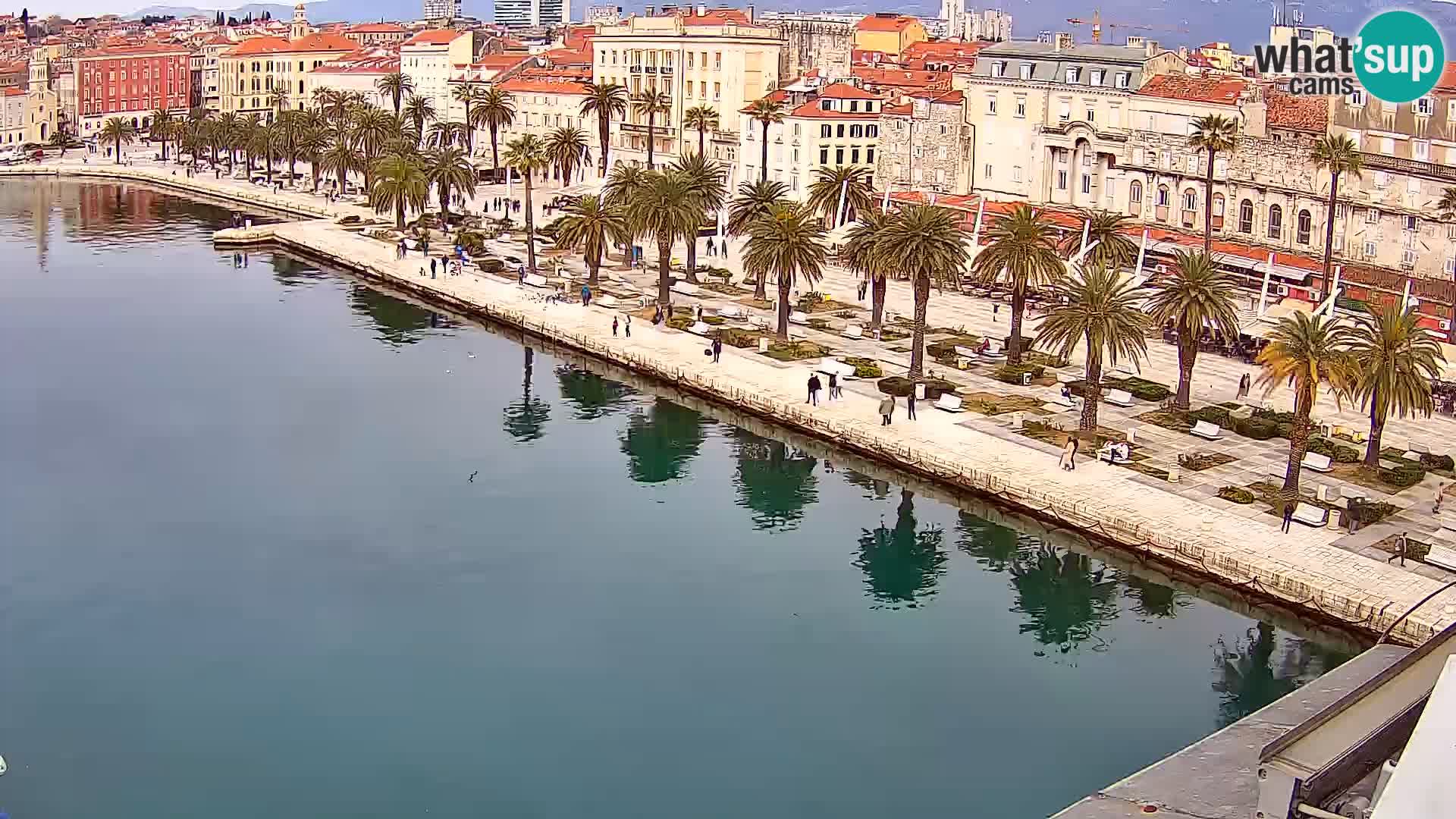 Webcam live Spalato riva e porto