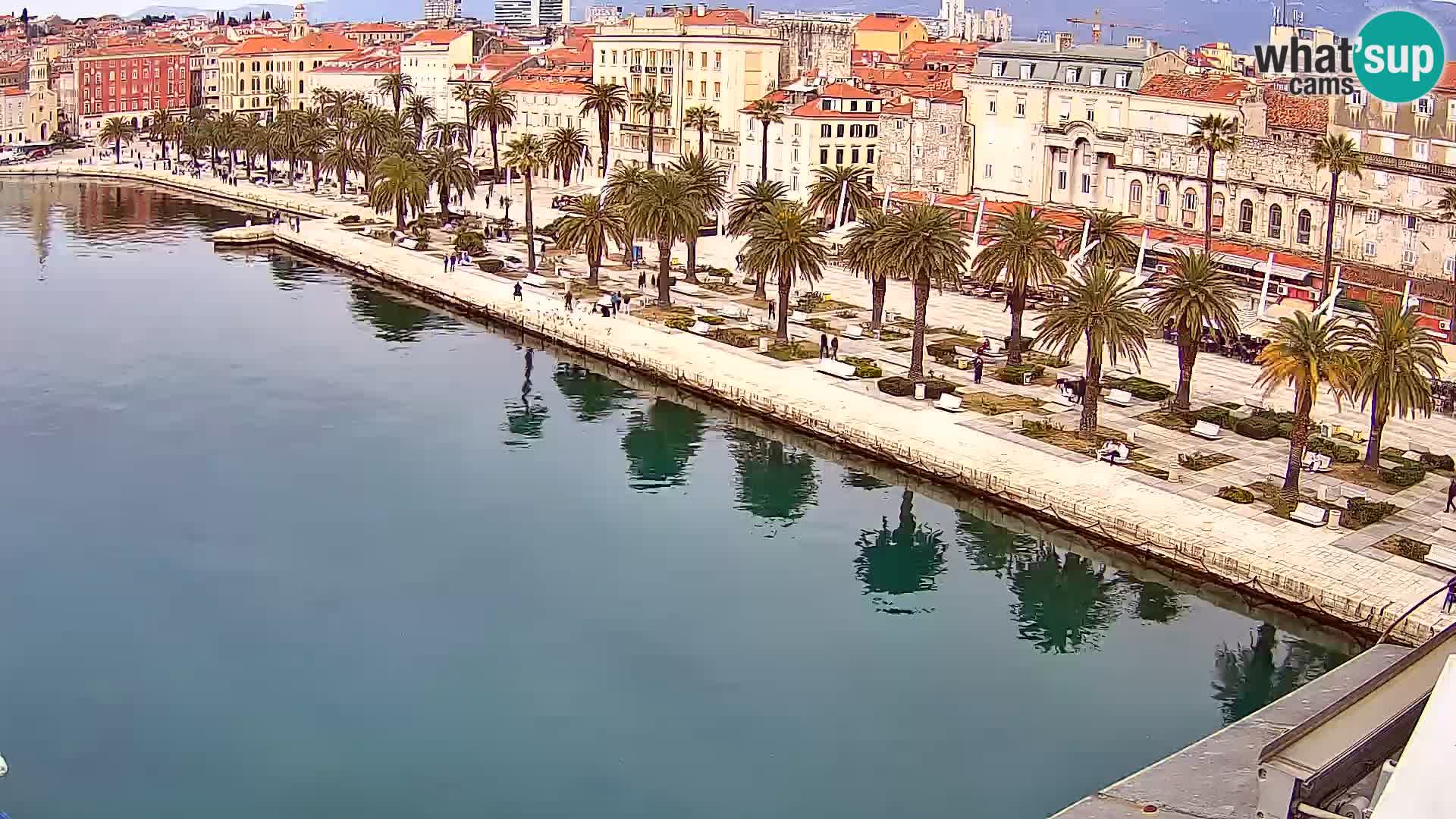 Webcam live Spalato riva e porto