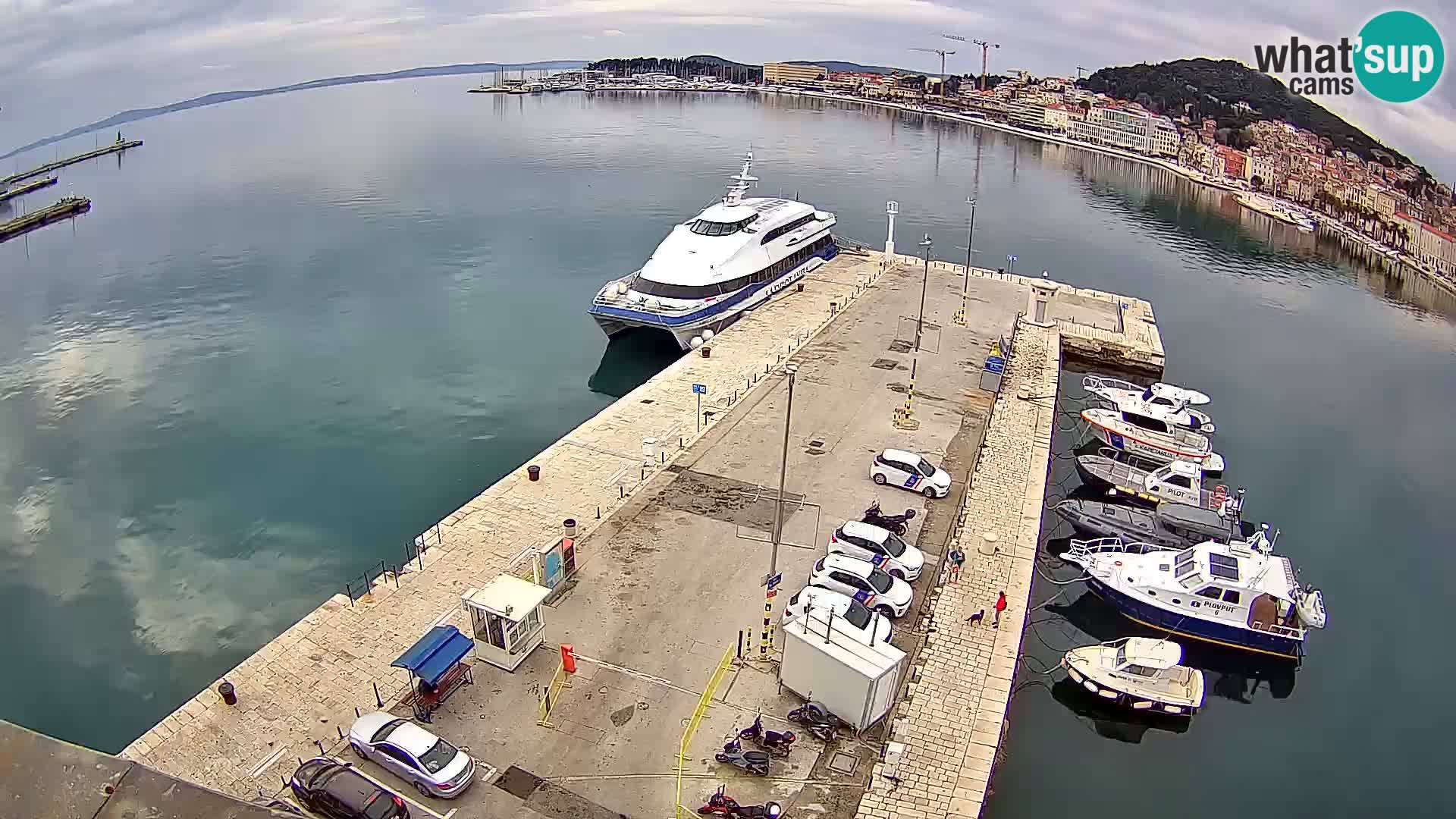 Webcam live Spalato riva e porto