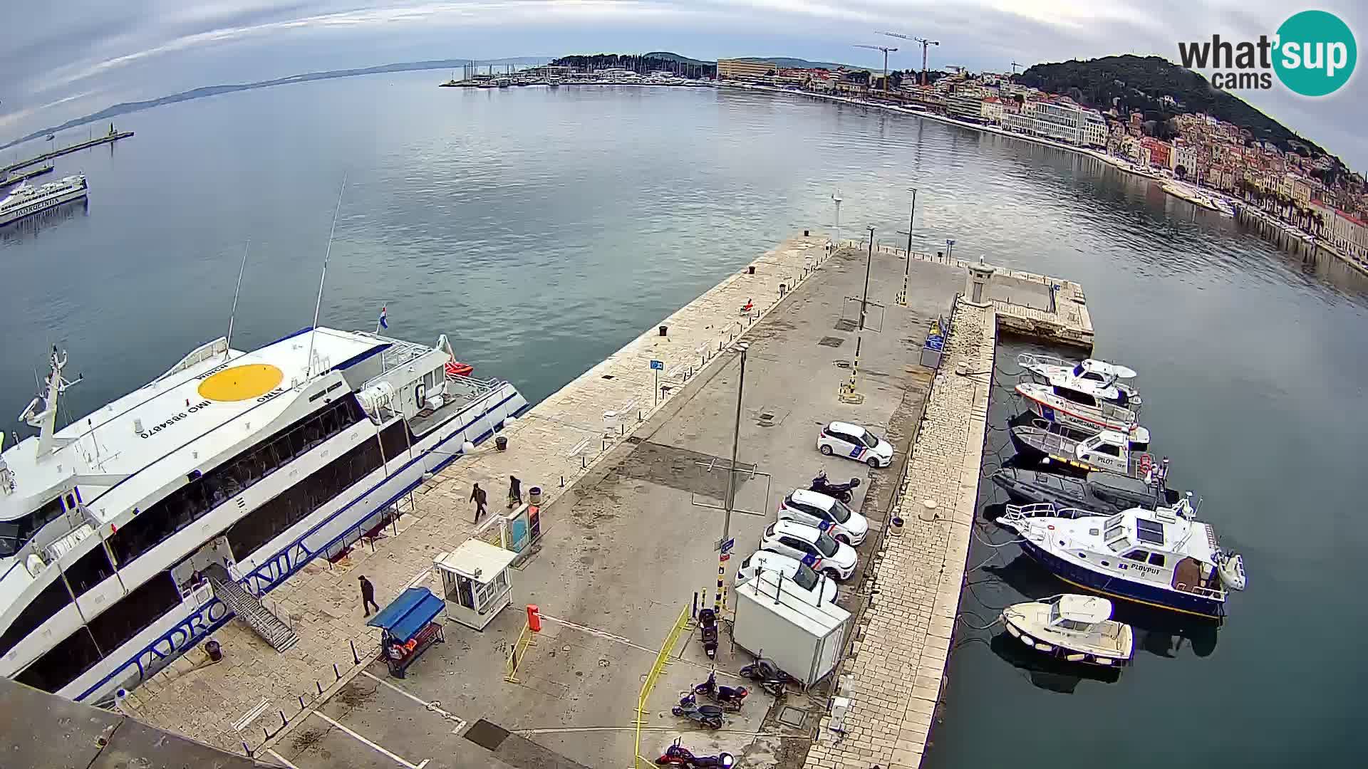 Webcam live Spalato riva e porto