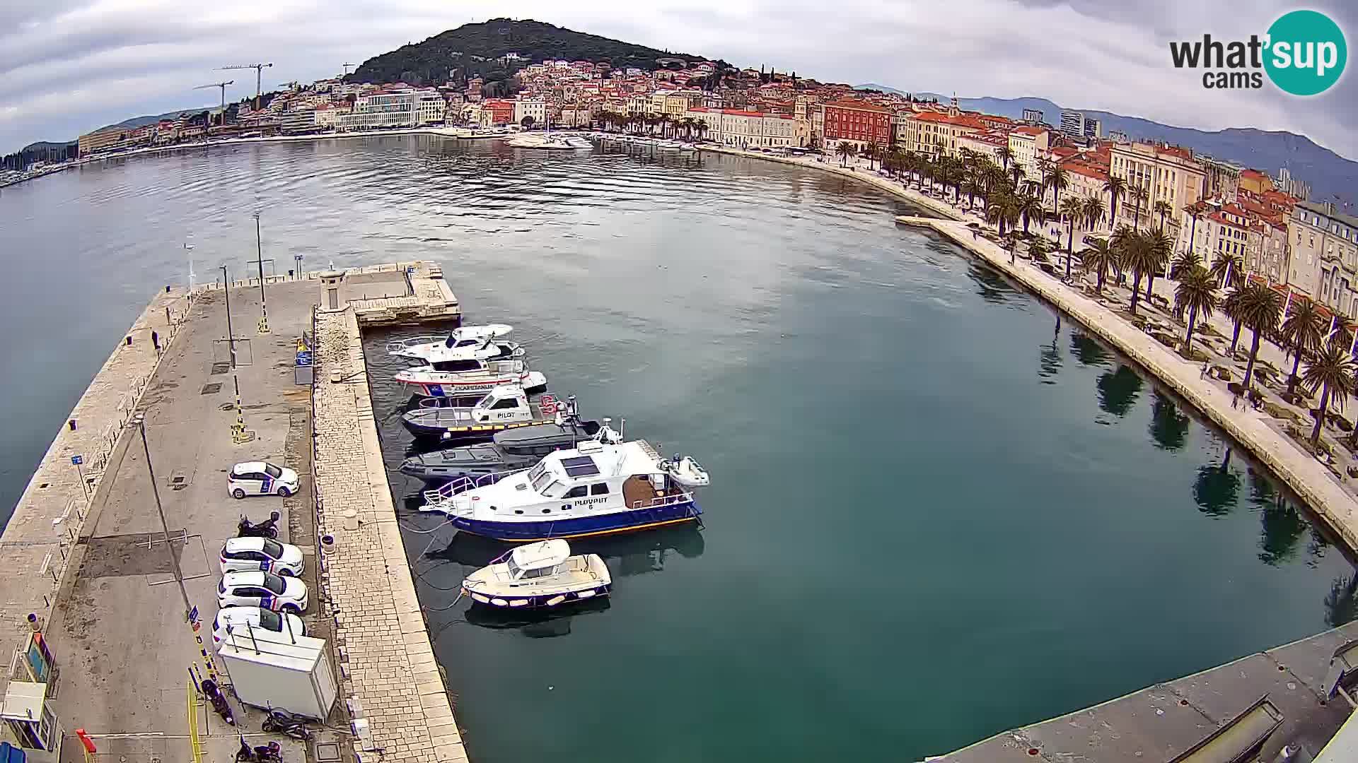 Webcam live Spalato riva e porto