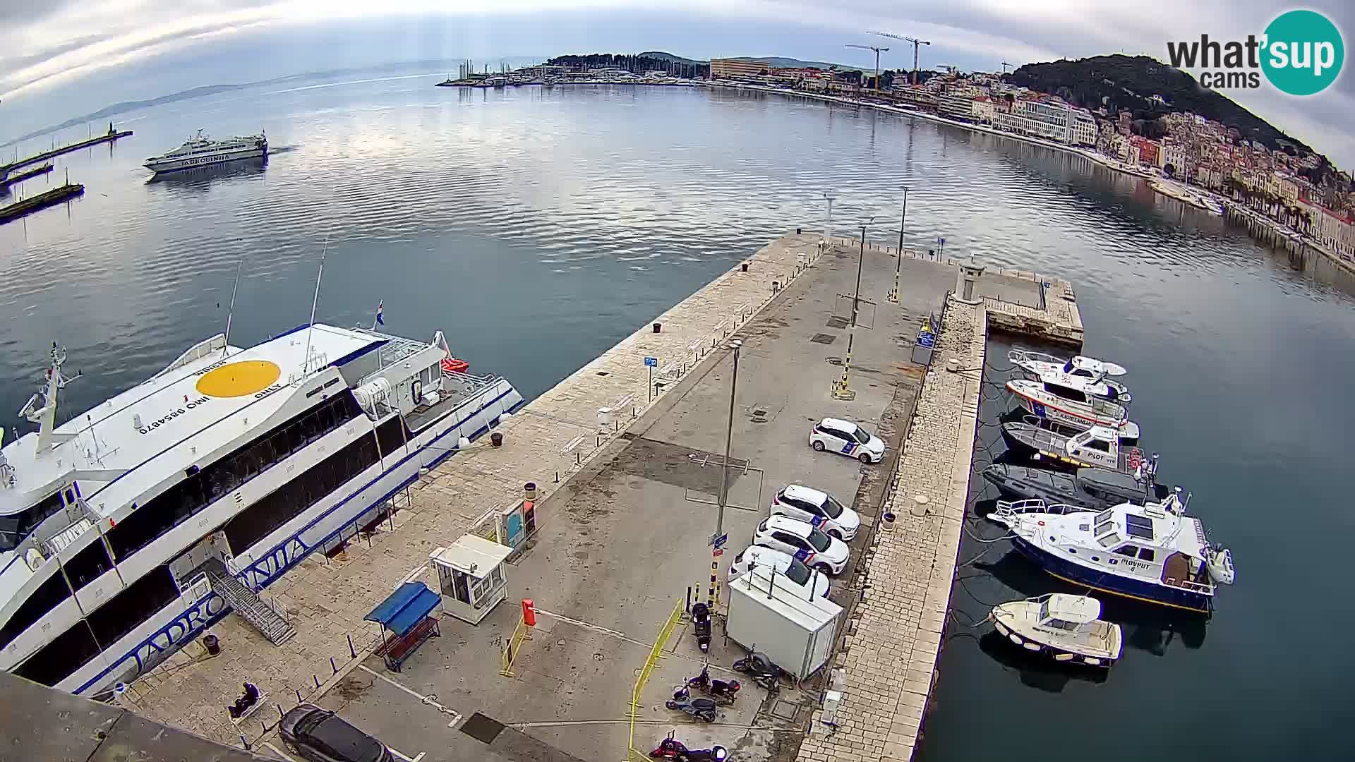 Webcam live Spalato riva e porto