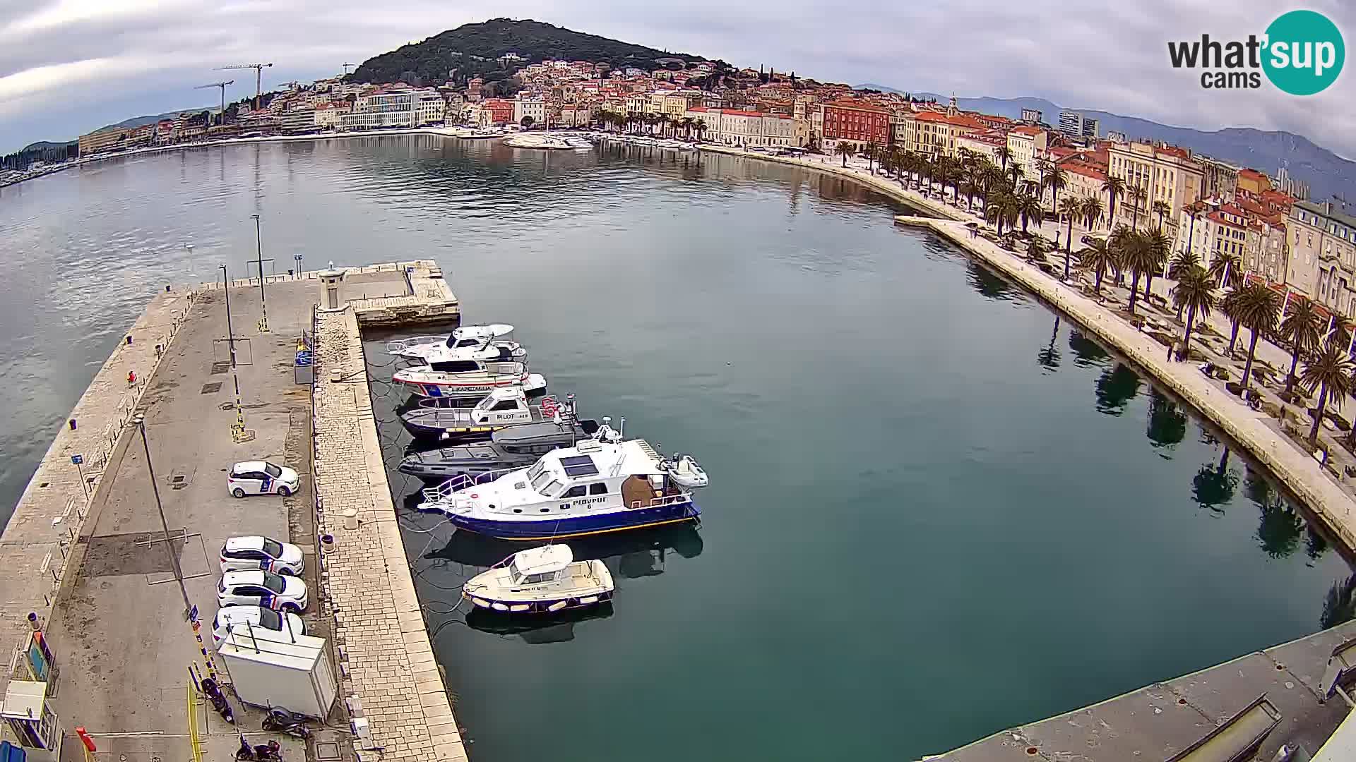 Webcam live Spalato riva e porto