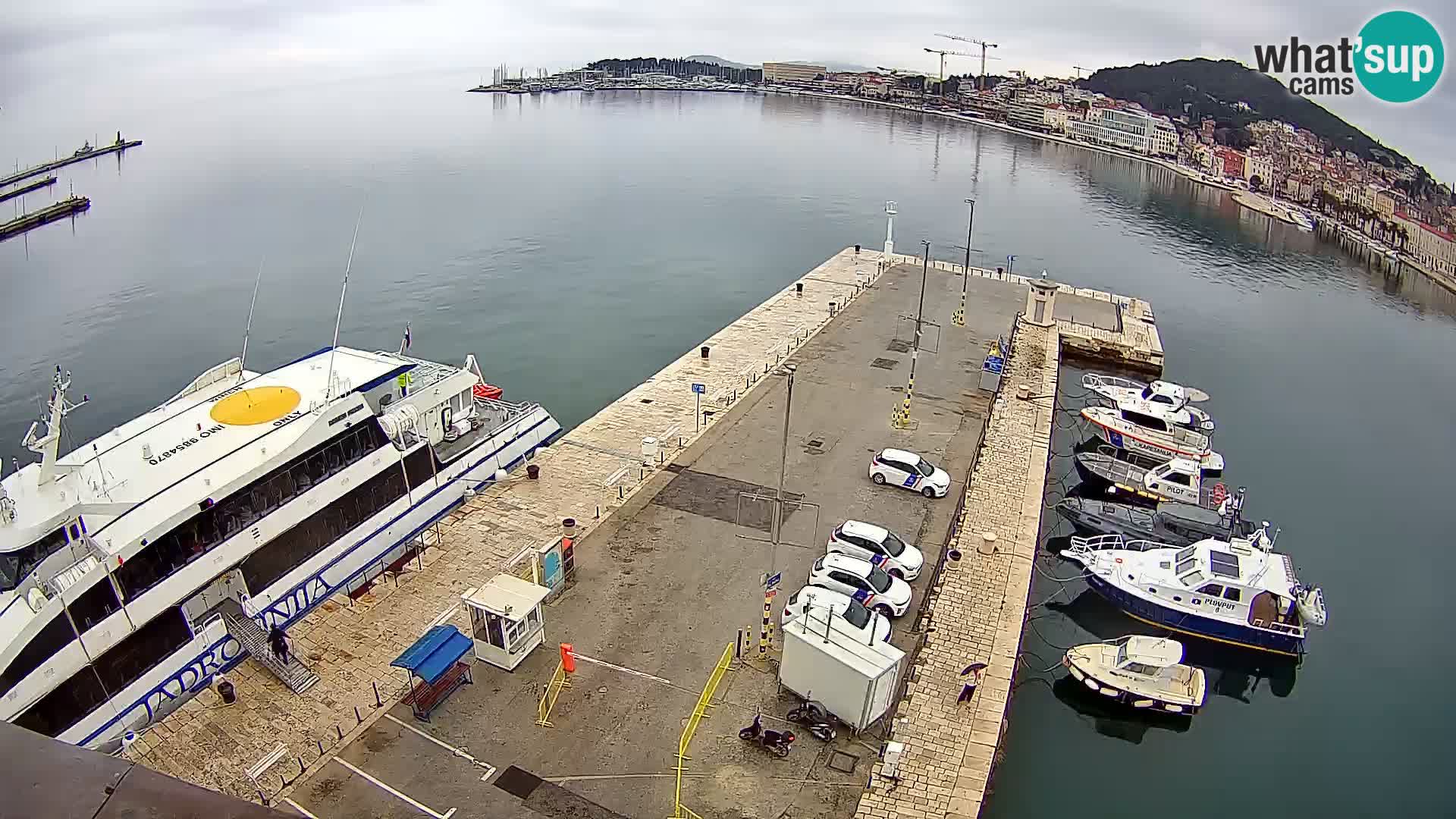 Webcam live Spalato riva e porto