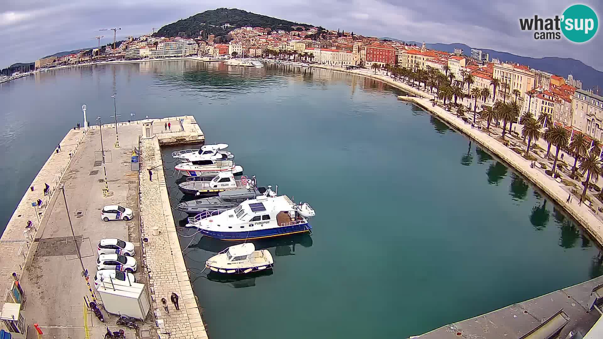 Webcam live Spalato riva e porto