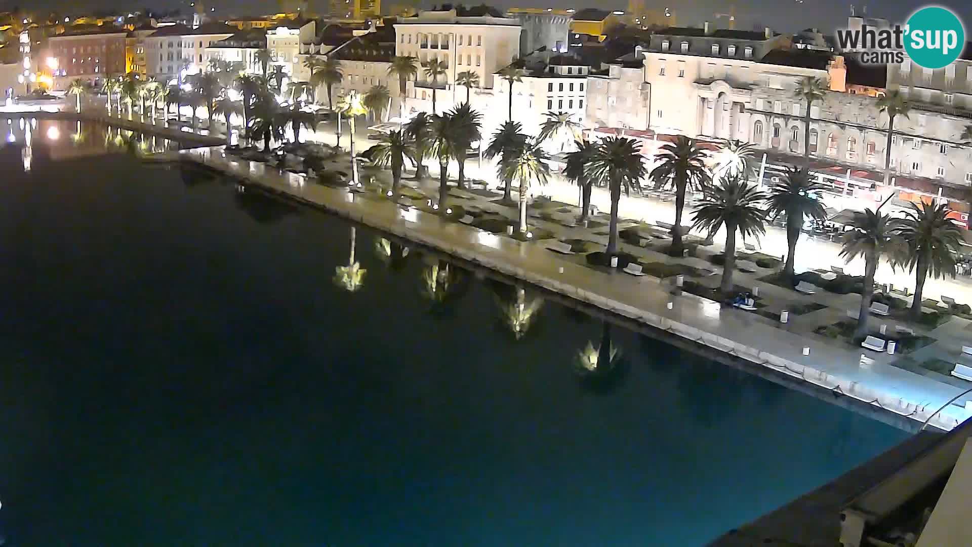 Webcam live Spalato riva e porto