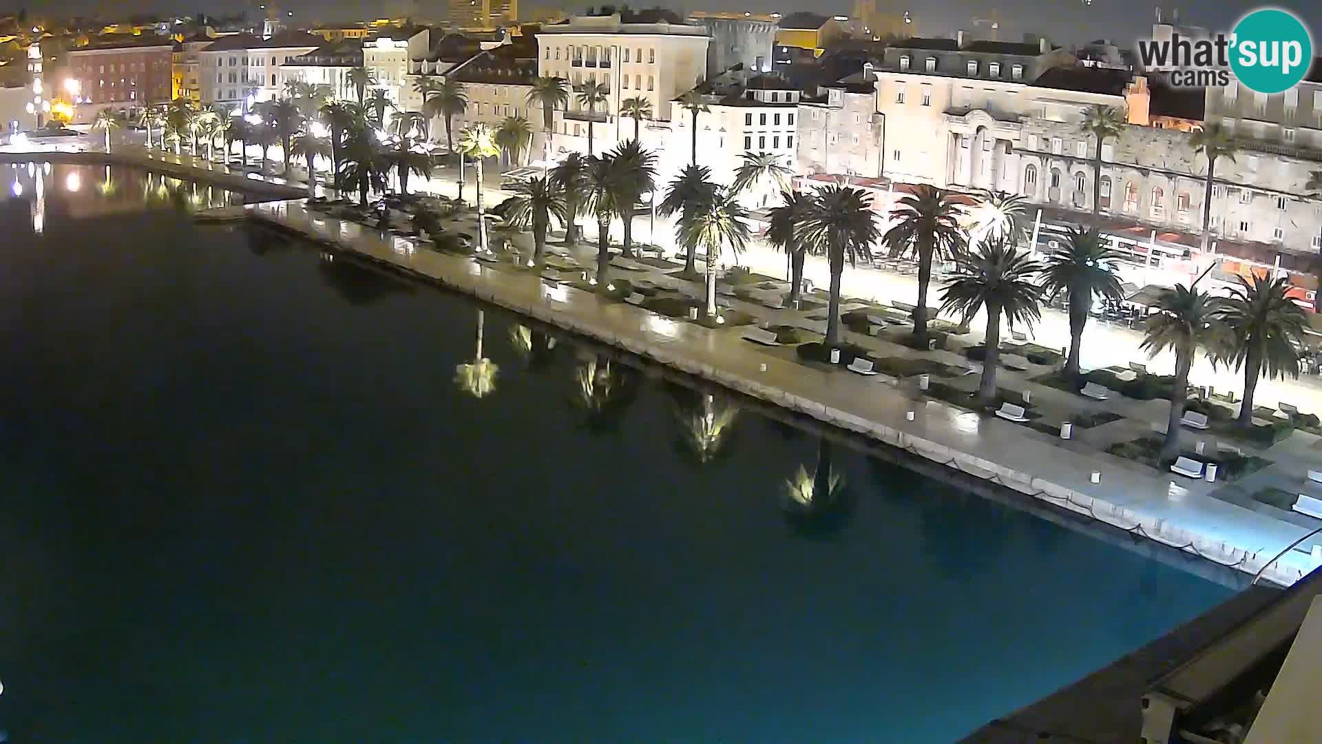 Webcam live Spalato riva e porto