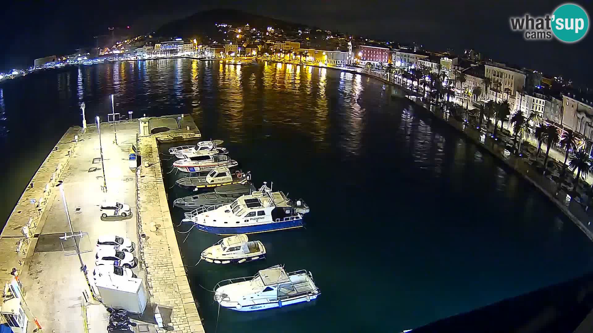 Spalato Riva panorama webcam