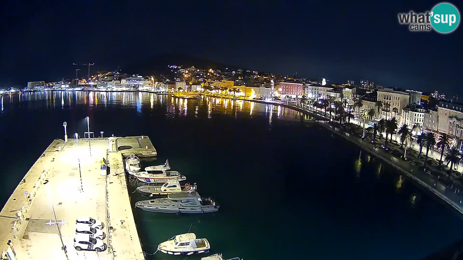 Webcam live Spalato riva e porto