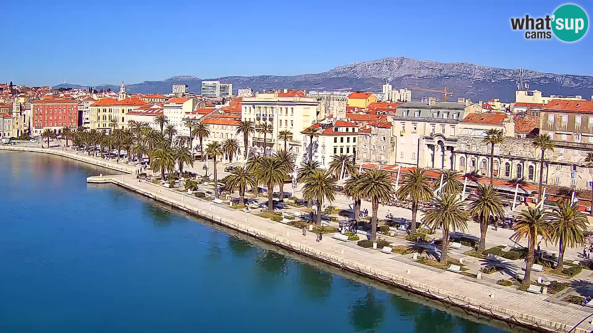 Split Riva Live webcam panorama