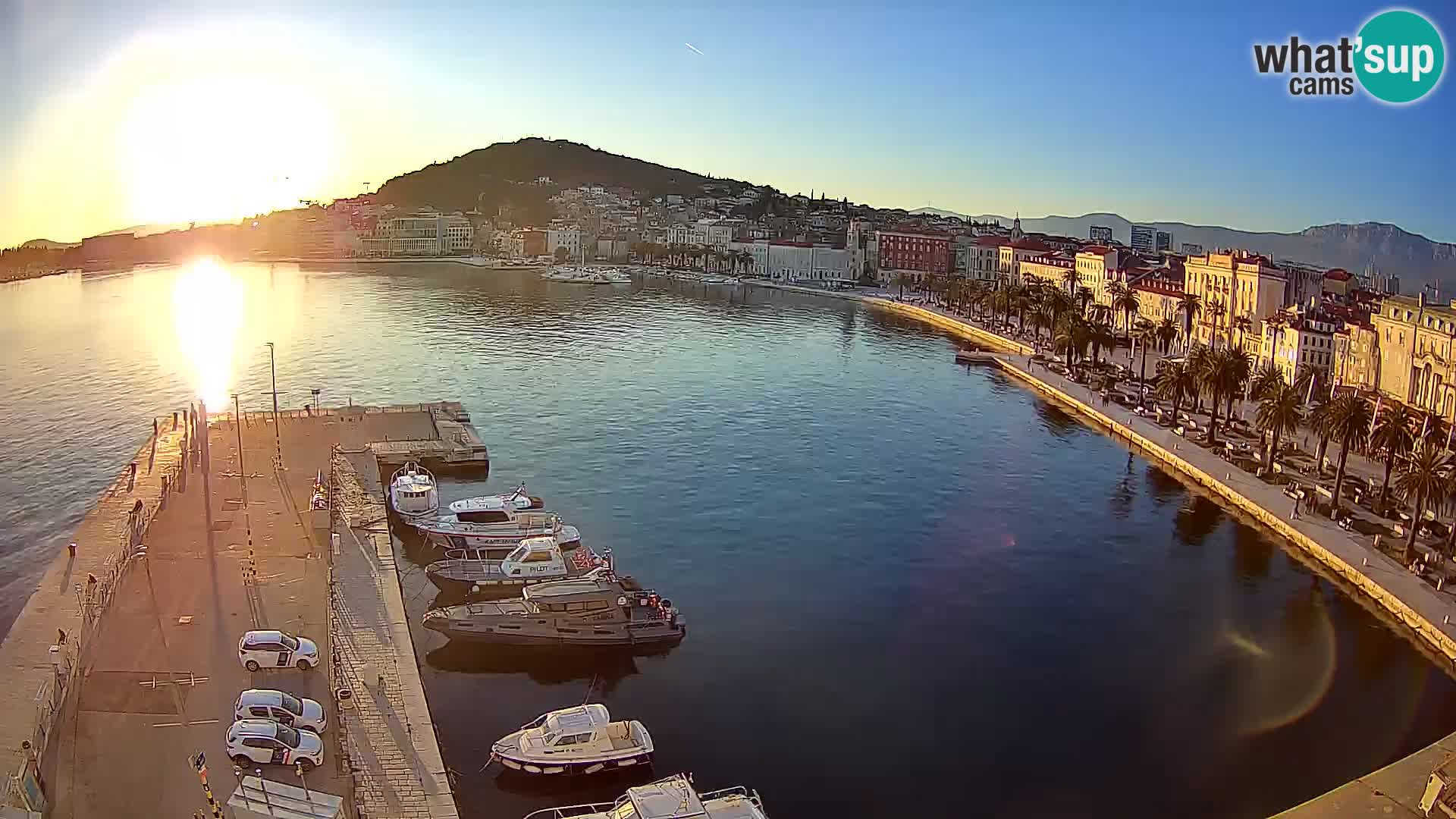 Webcam live Spalato riva e porto