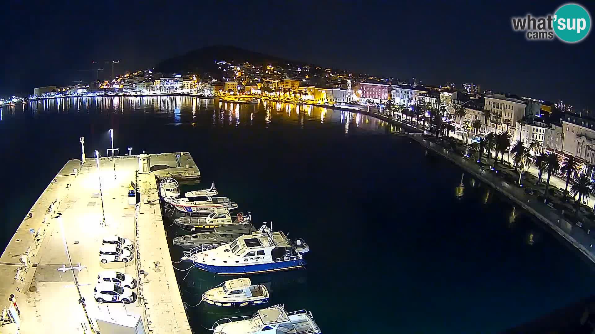 Webcam live Spalato riva e porto