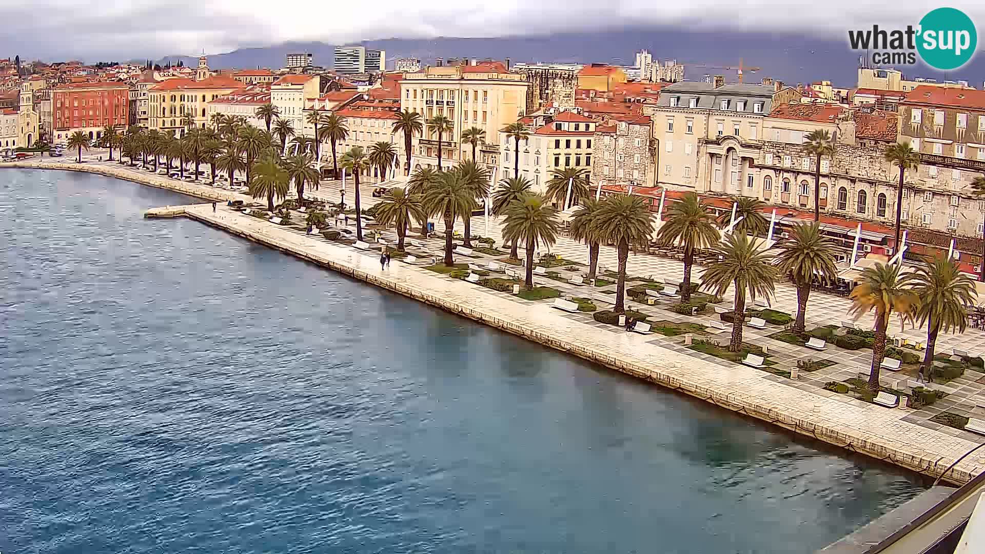 Webcam live Spalato riva e porto