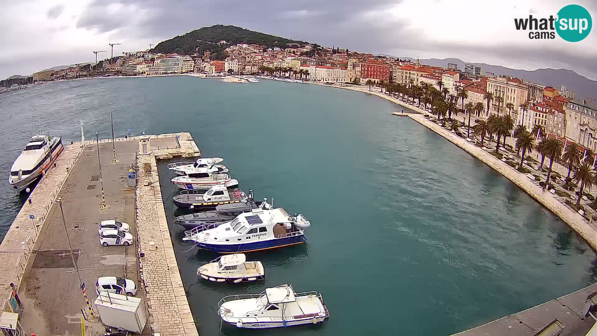 Split Riva Live webcam panorama