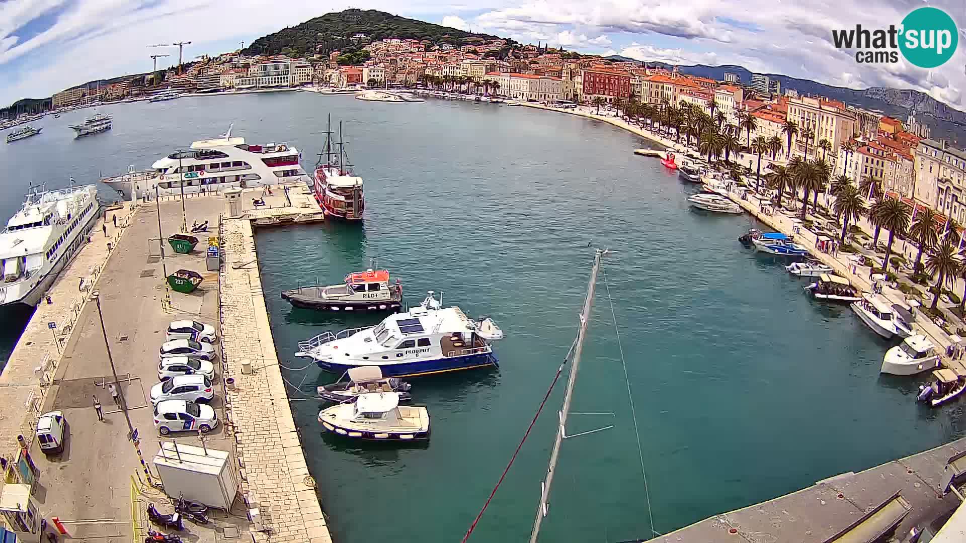 Webcam live Spalato riva e porto