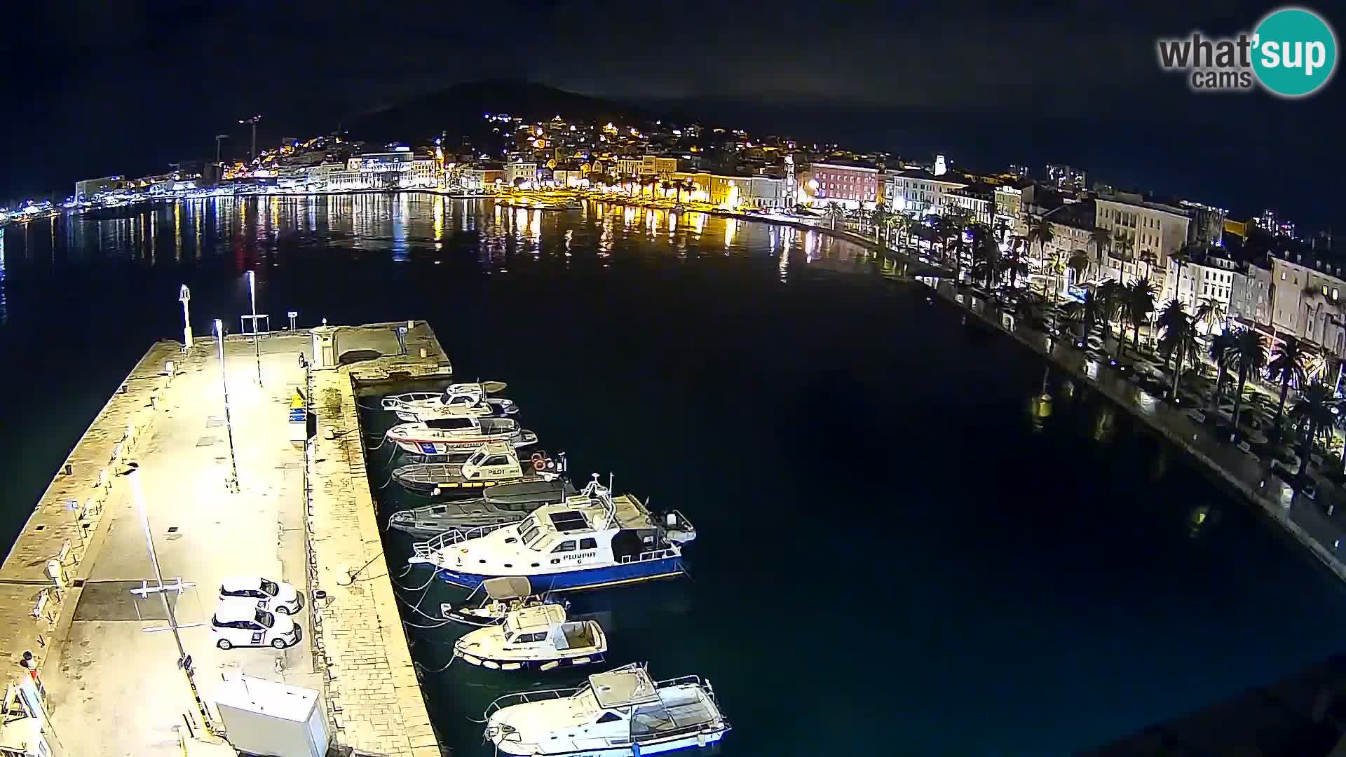 Webcam live Spalato riva e porto