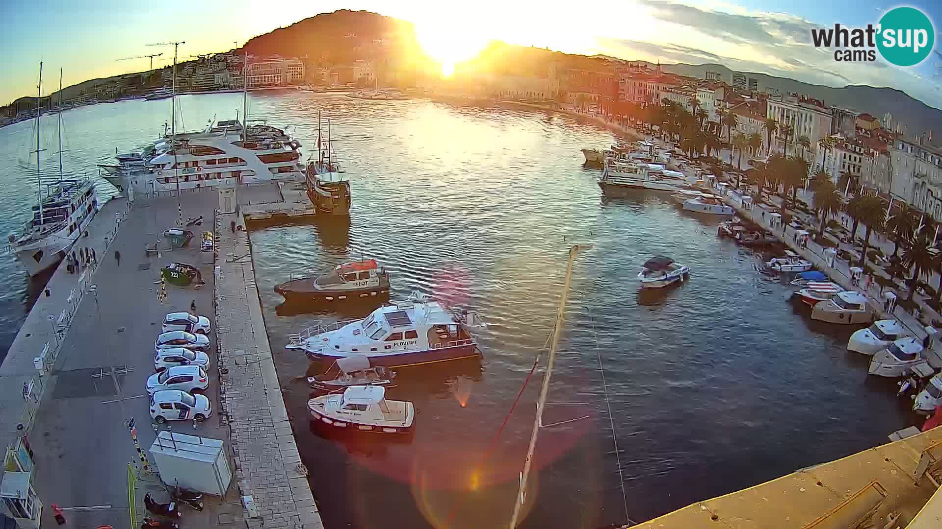 Webcam LIVE Split riva and port