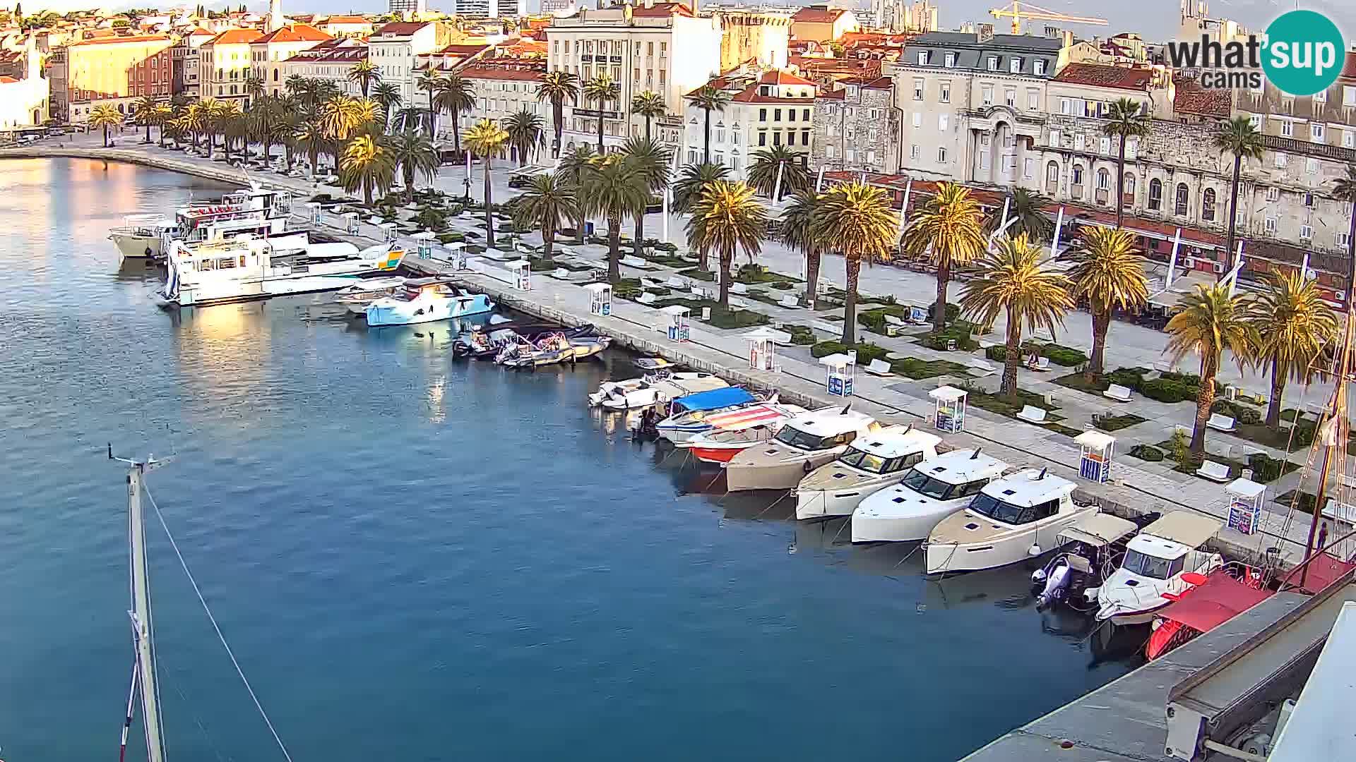 Webcam live Spalato riva e porto