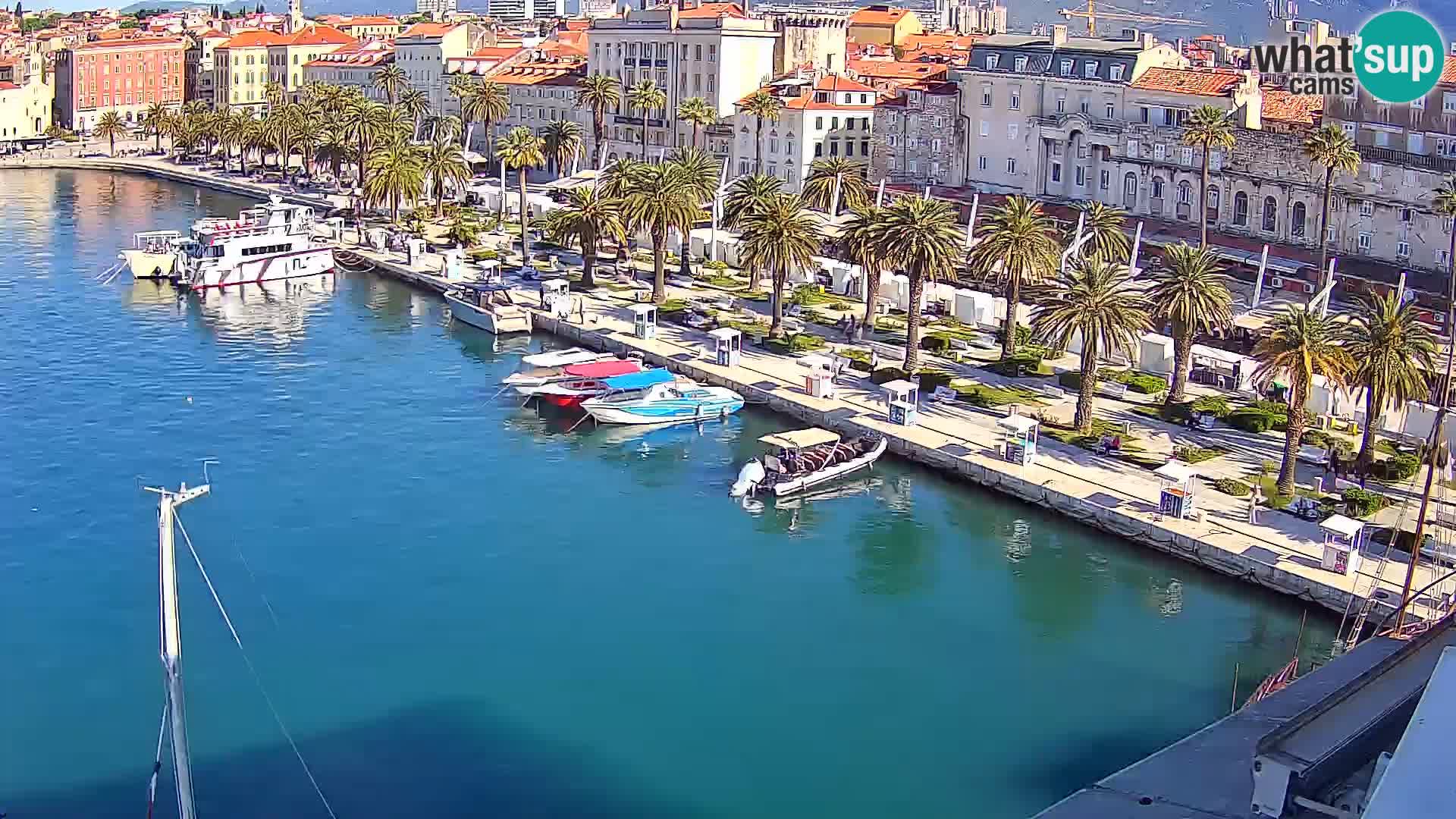 Split Riva Live webcam panorama