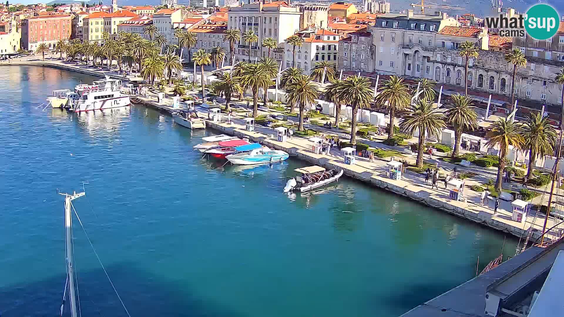 Split Riva Live webcam panorama