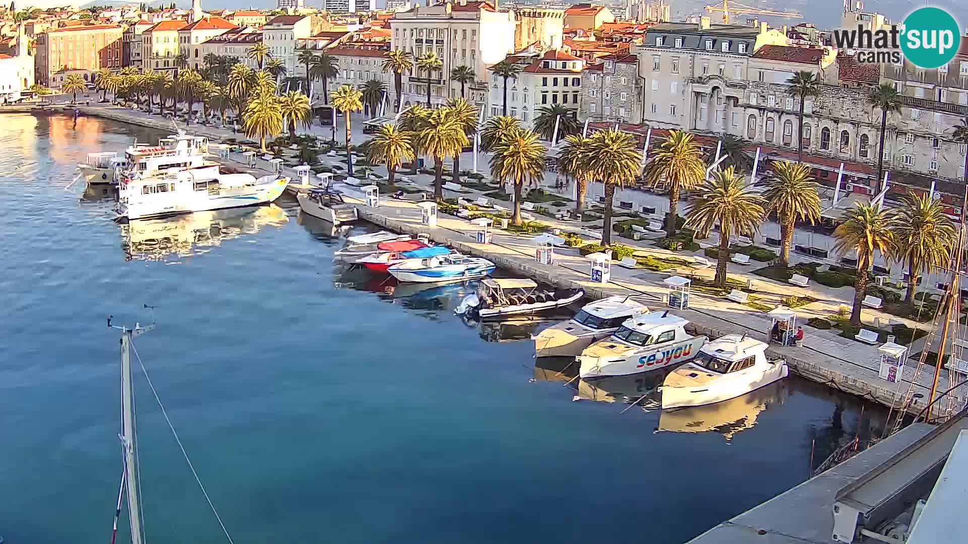 Webcam live Spalato riva e porto