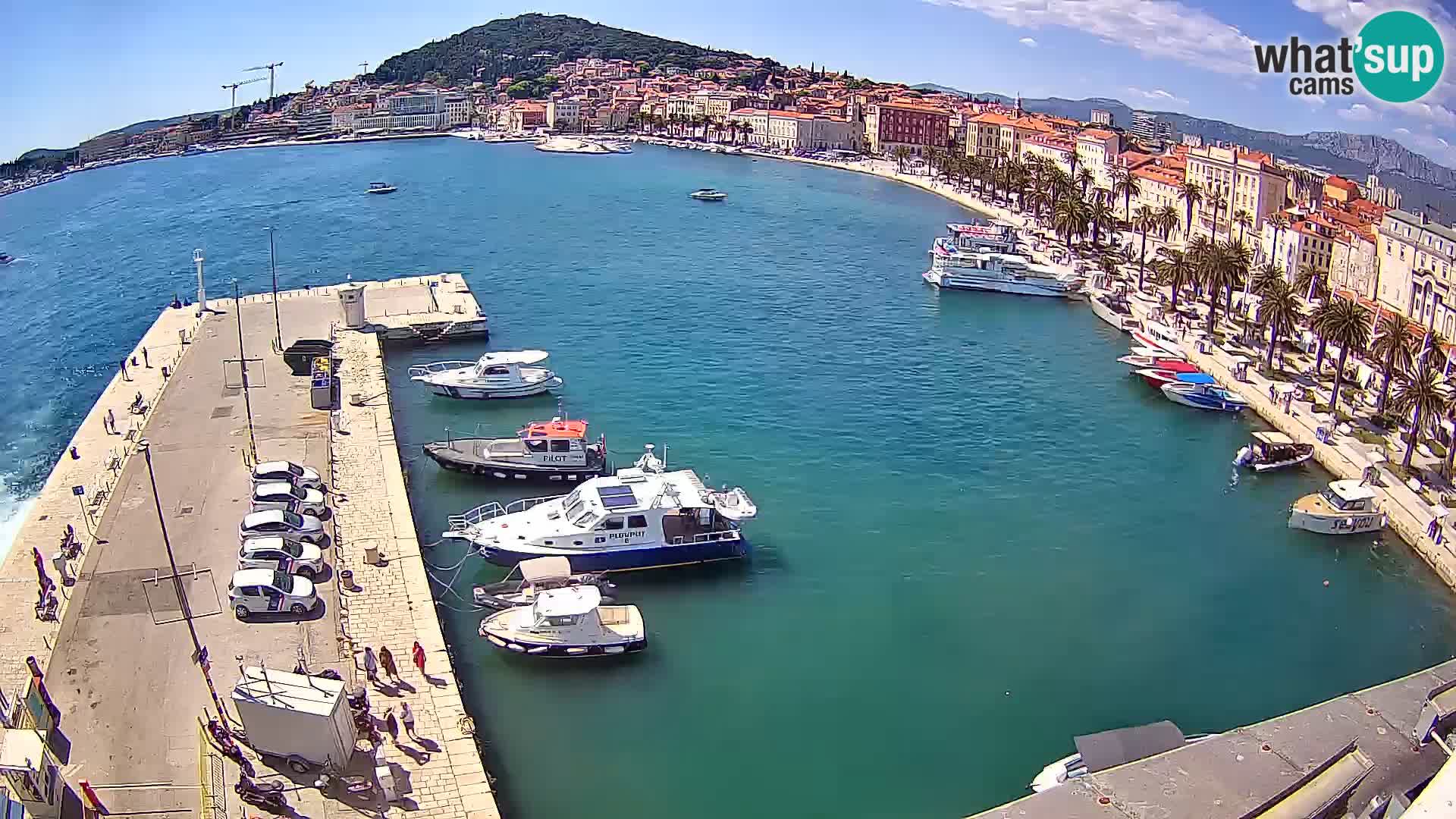Split Riva Live webcam panorama